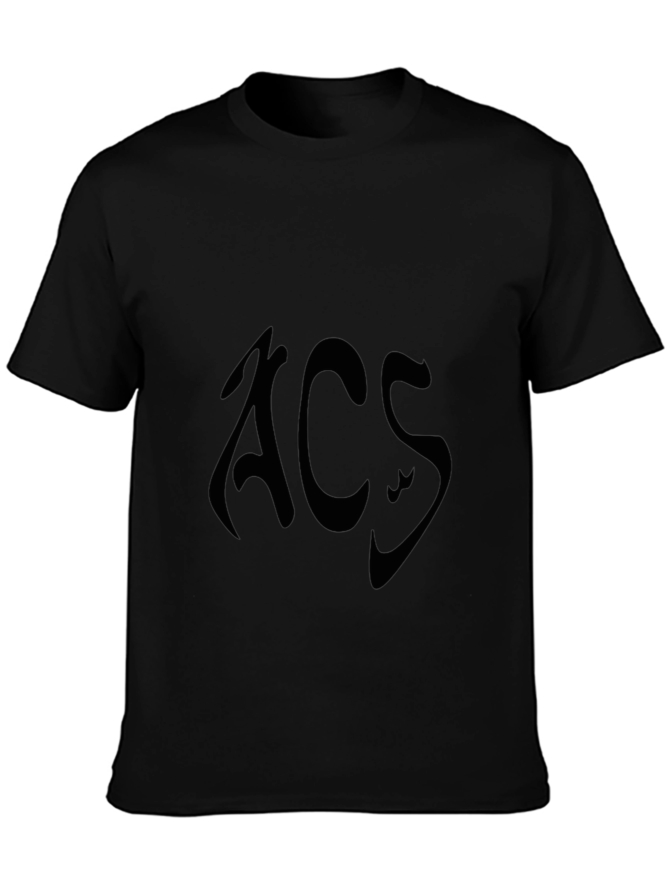Black Graphic Tee - ACS Design