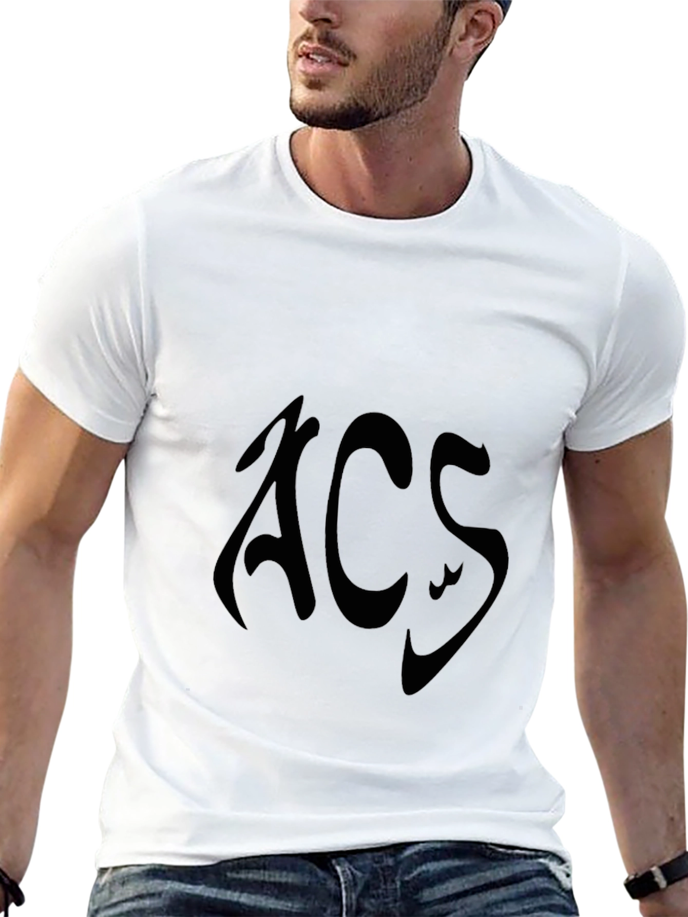 Black Graphic Tee - ACS Design