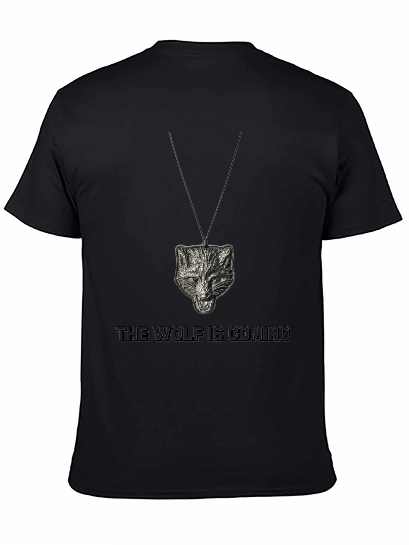 Wolf Pendant Graphic Tee - The Wolf is Coming