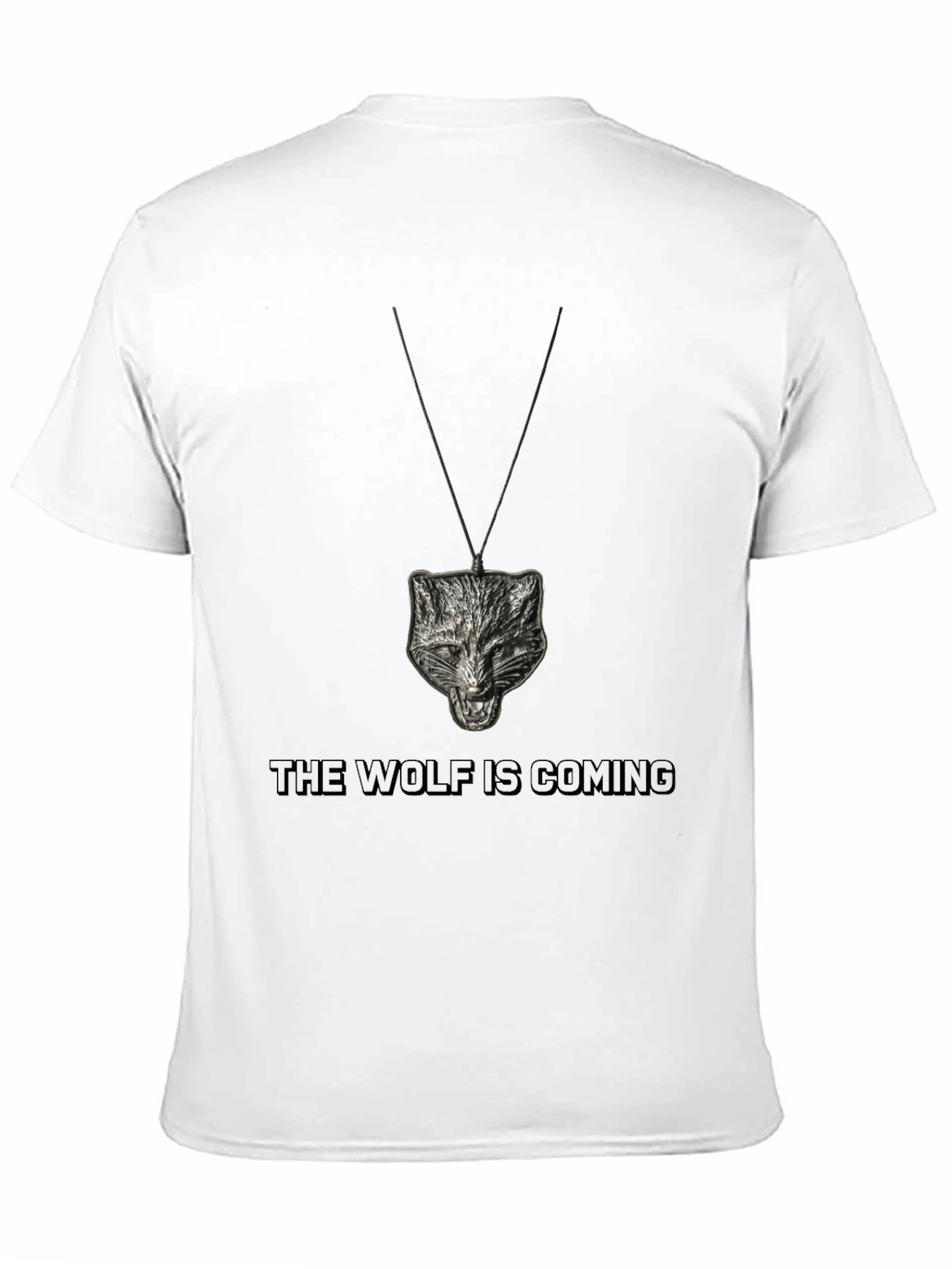 Wolf Pendant Graphic Tee - The Wolf is Coming