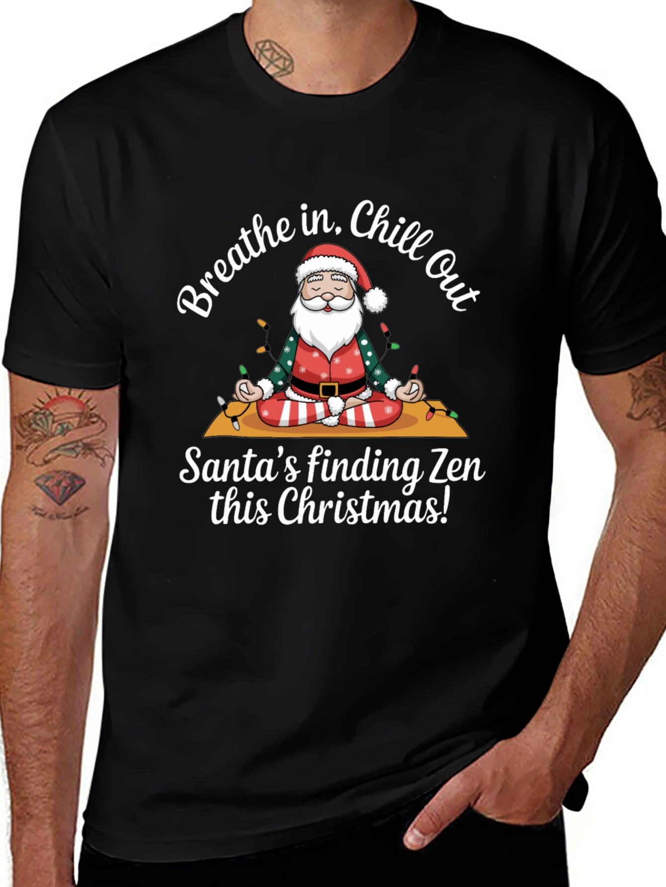 Chill Santa Christmas T-Shirt