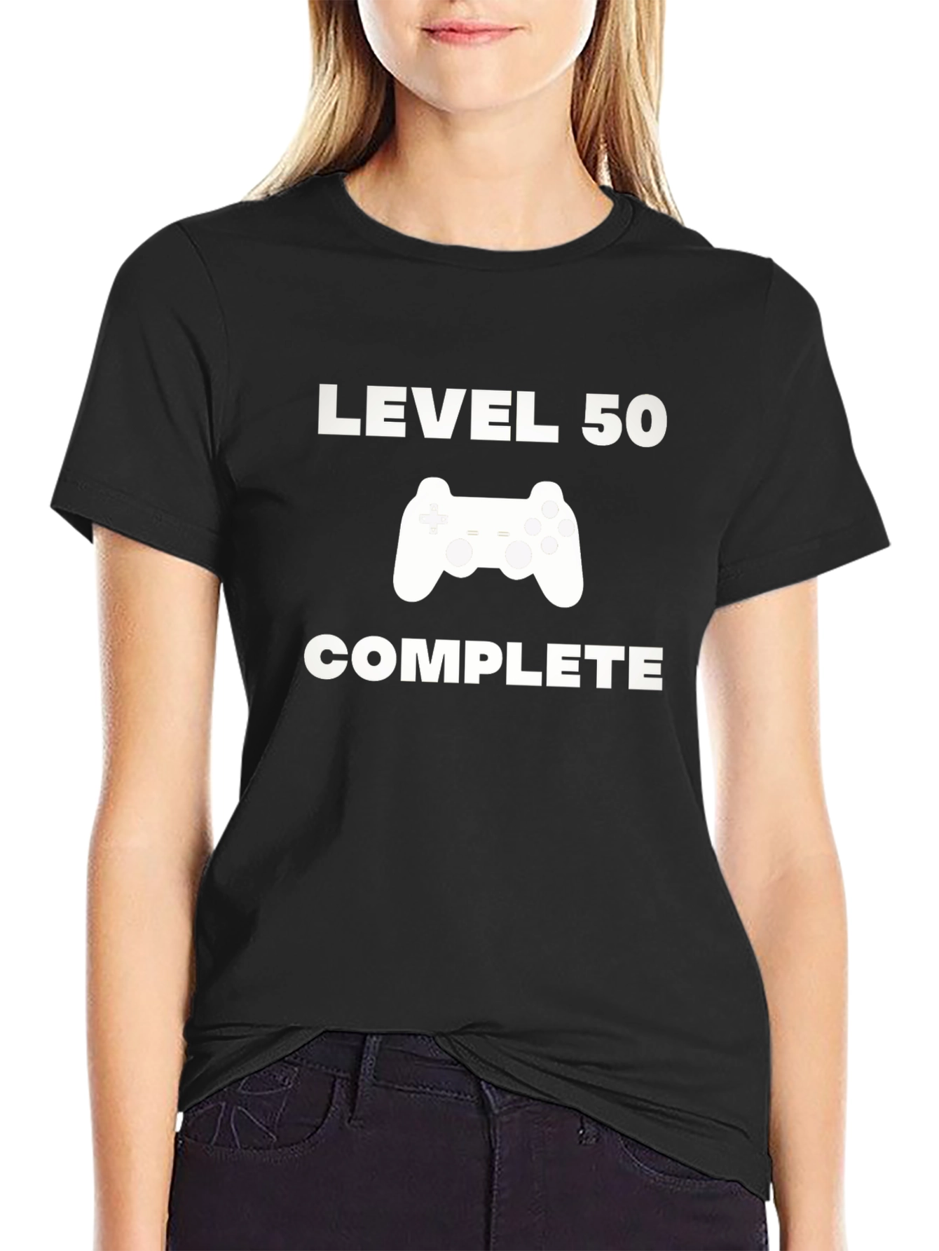 Level 50 Complete Gamer T-Shirt - Black