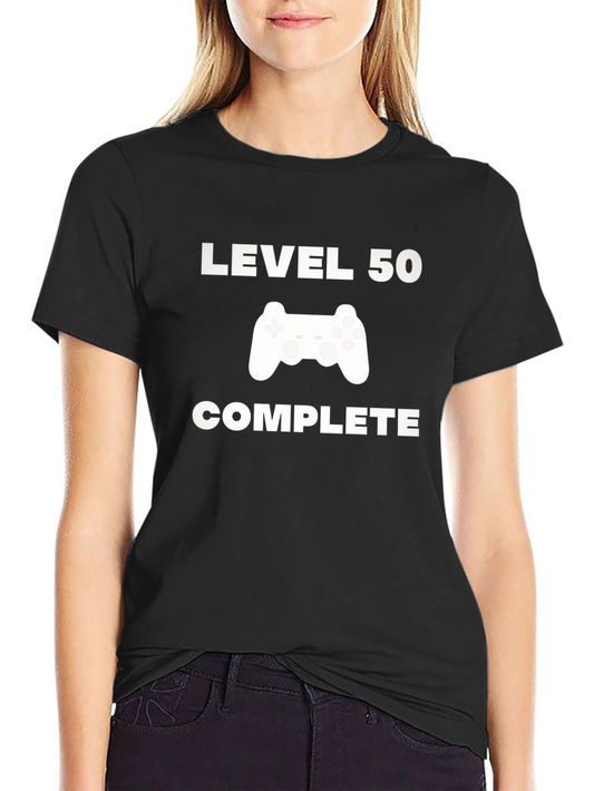 Level 50 Complete Gamer T-Shirt - Black