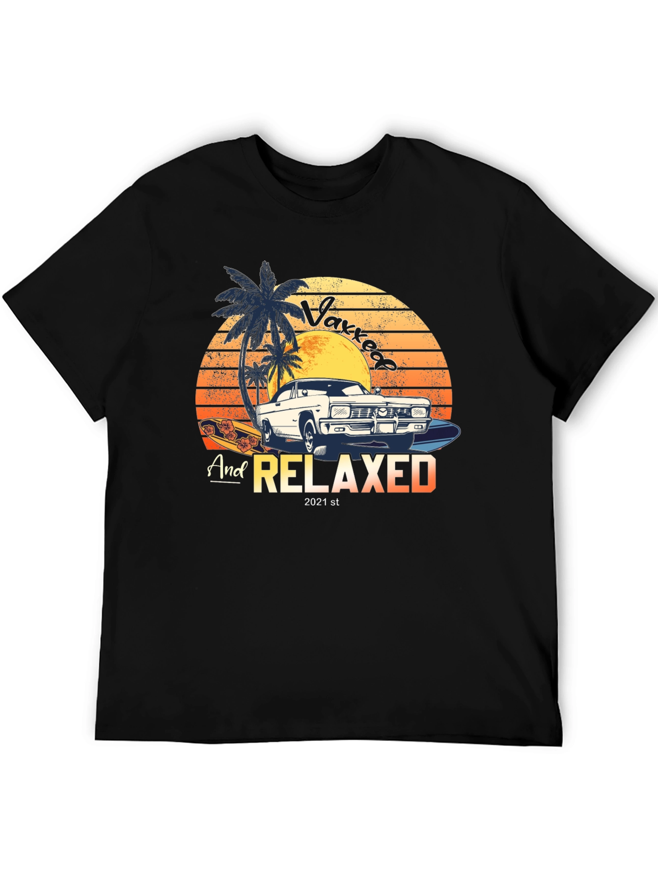 Vaxxed and Relaxed 2021 Graphic T-Shirt