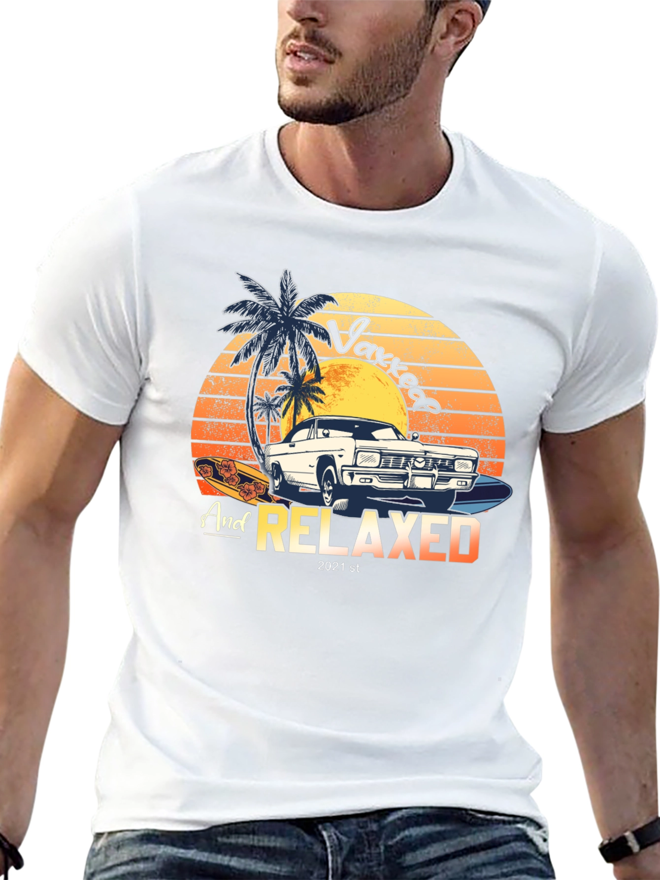 Vaxxed and Relaxed 2021 Graphic T-Shirt