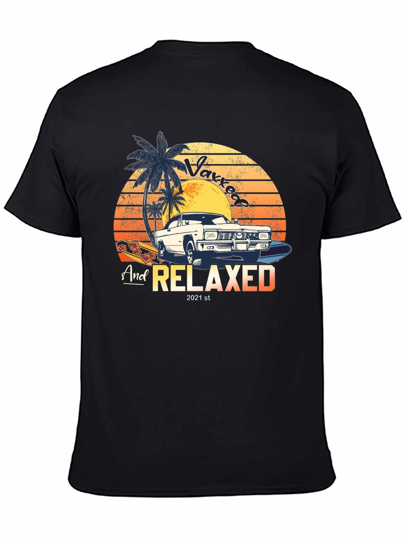 Vaxxed and Relaxed 2021 Graphic T-Shirt