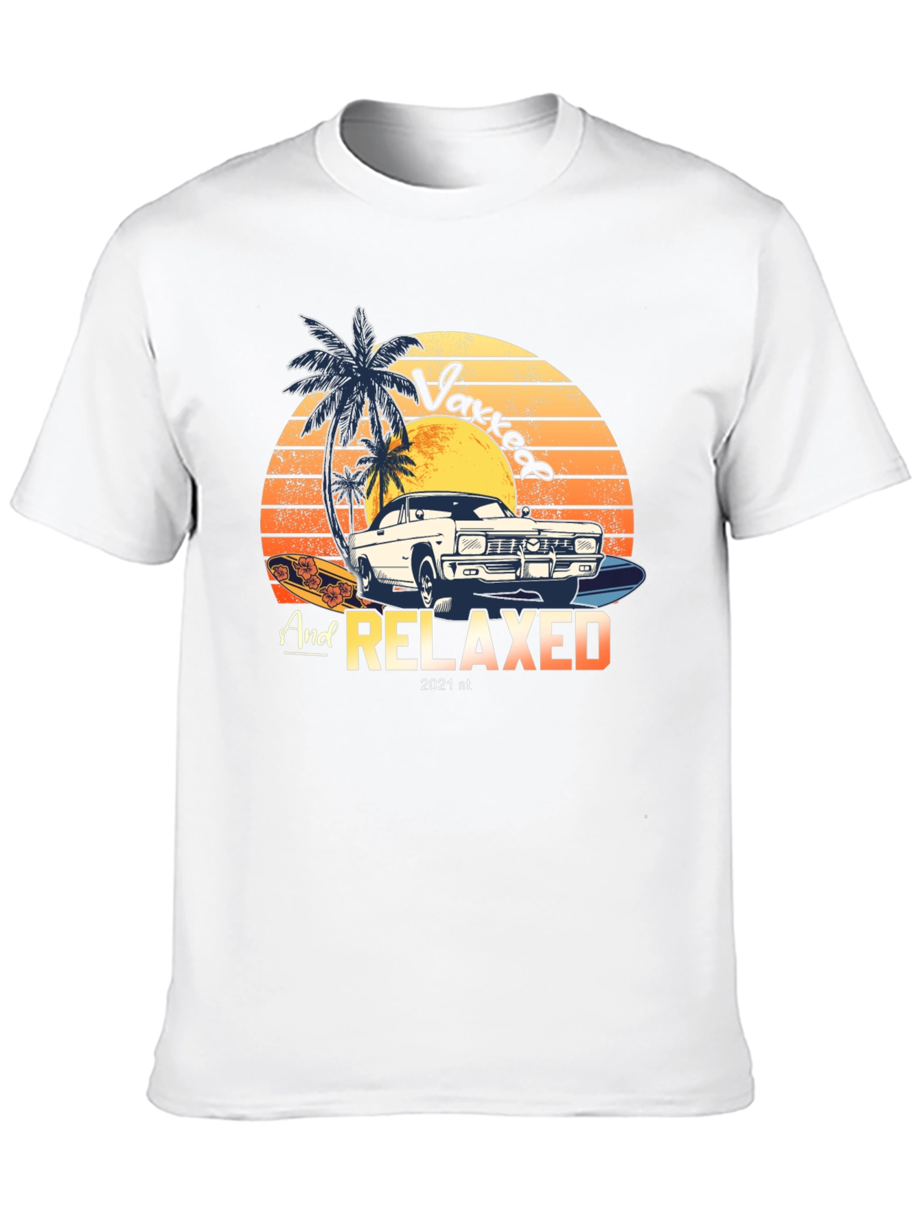 Vaxxed and Relaxed 2021 Graphic T-Shirt