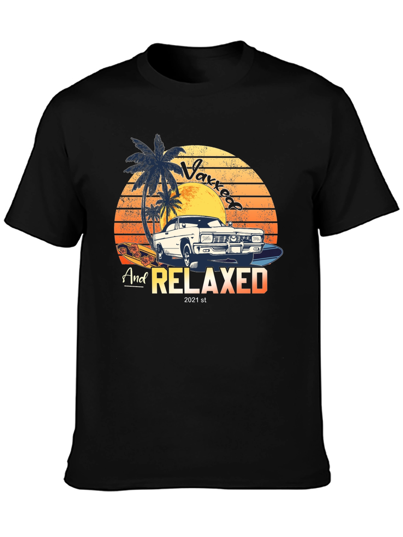 Vaxxed and Relaxed 2021 Graphic T-Shirt