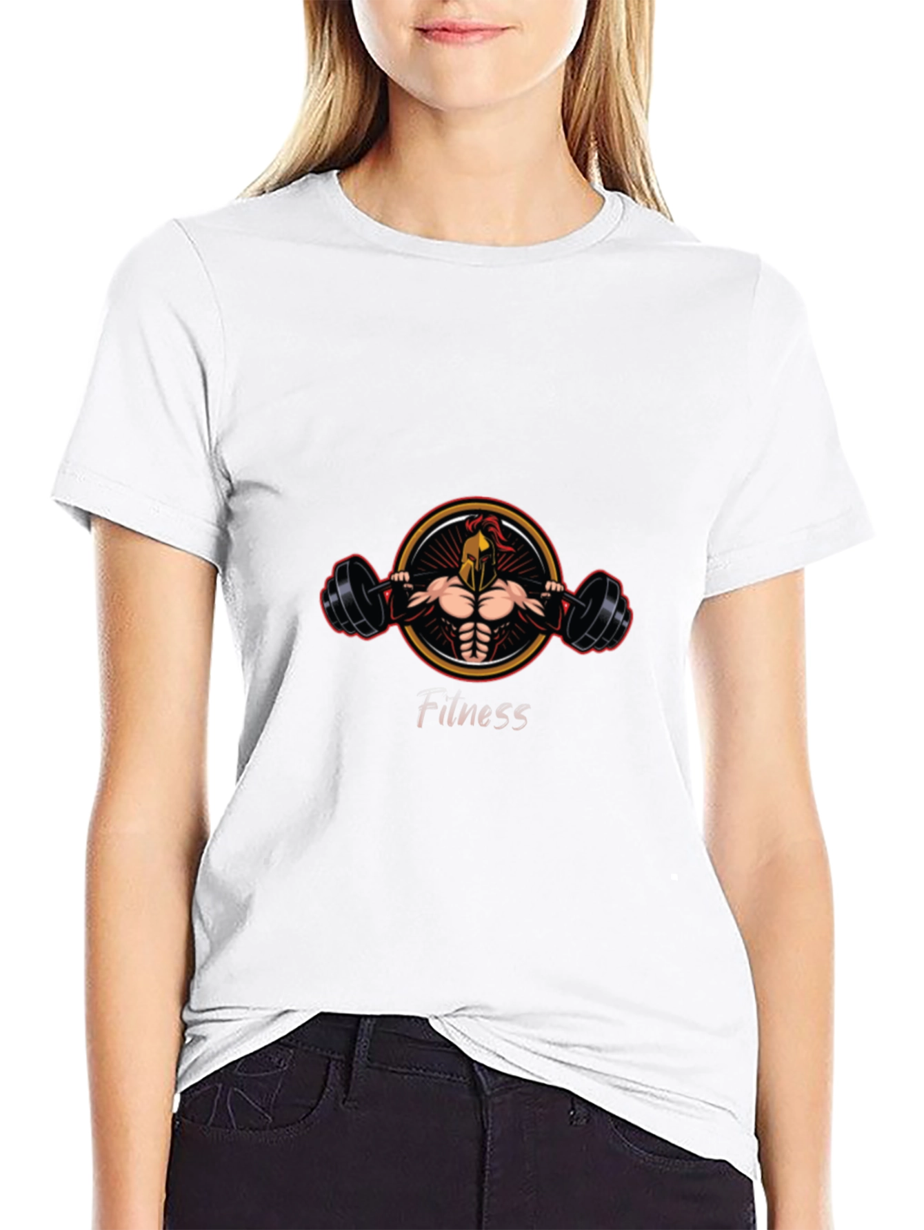 Spartan Fitness T-Shirt - Black Graphic Tee