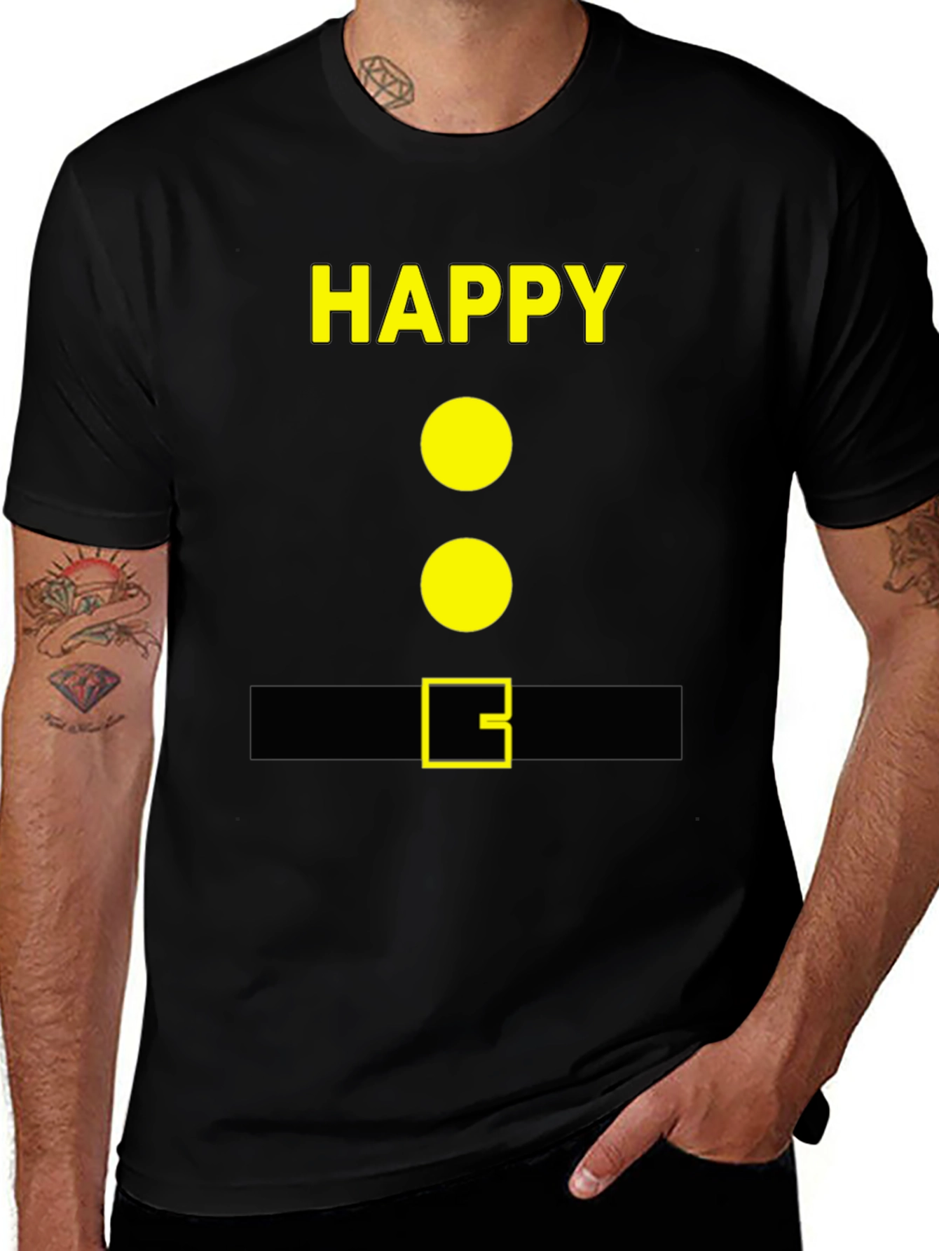 Happy Dwarf Costume T-Shirt - Funny Party Tee