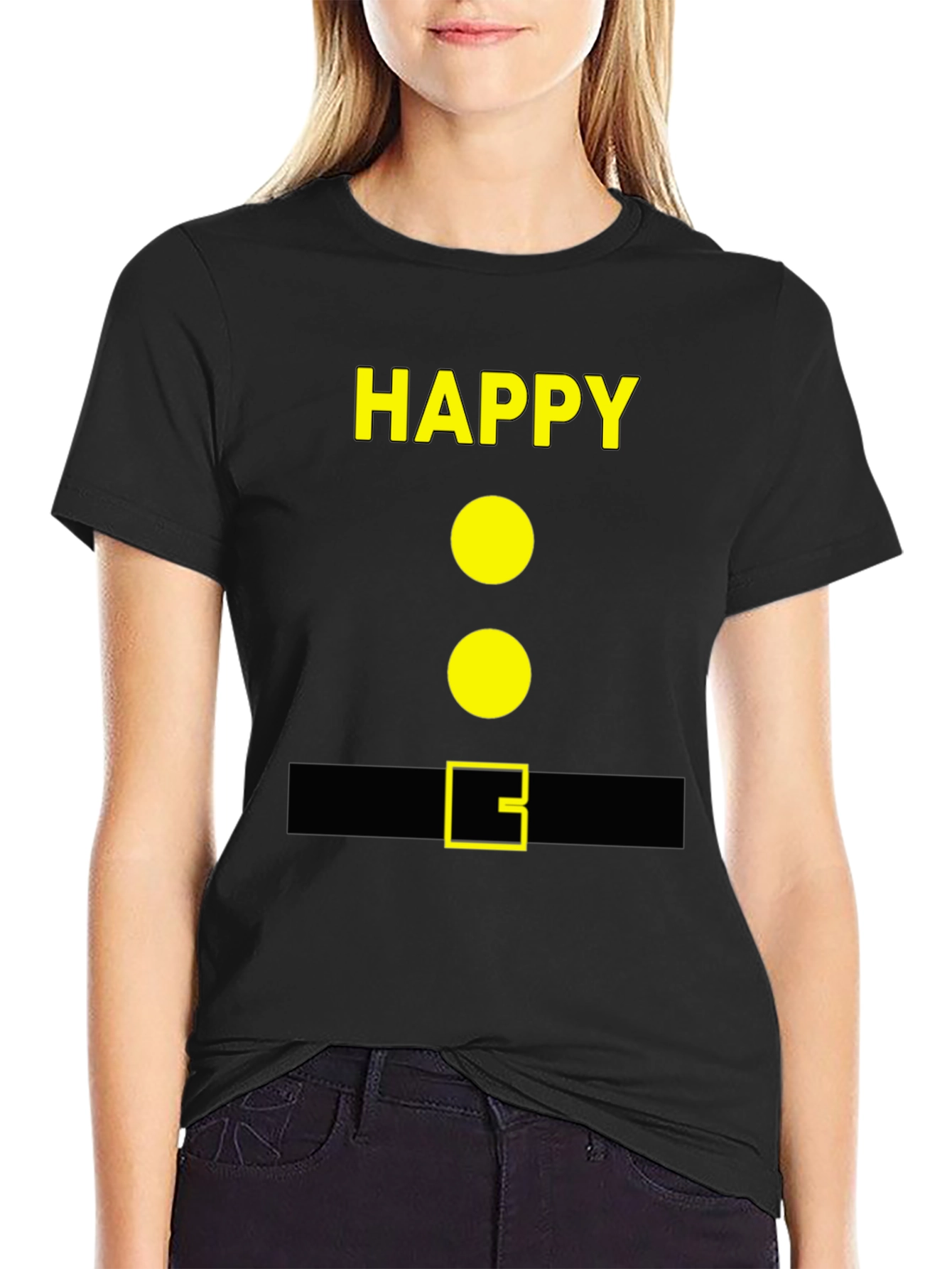 Happy Dwarf Costume T-Shirt - Funny Party Tee