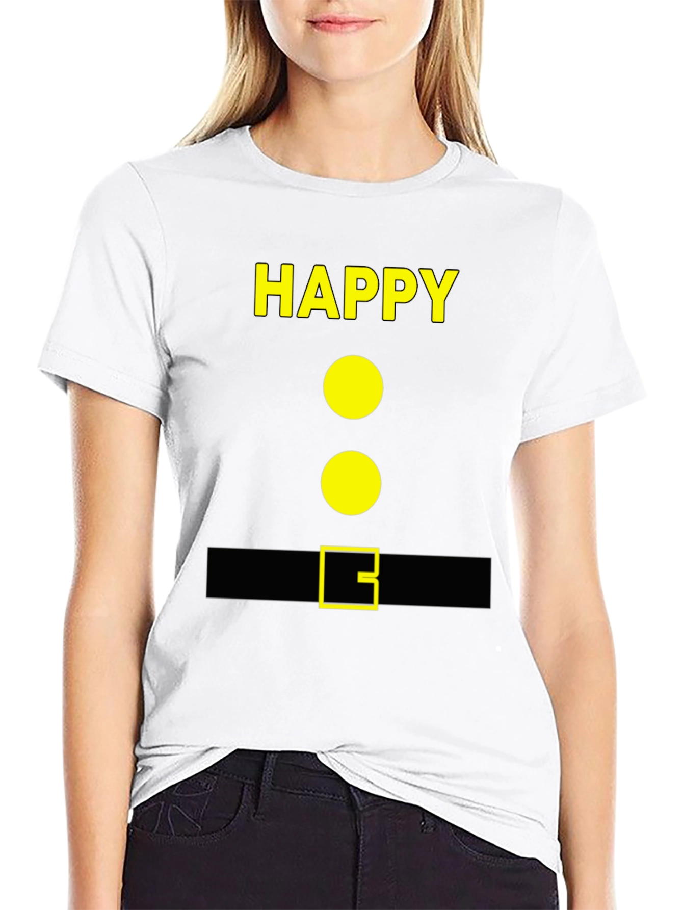 Happy Dwarf Costume T-Shirt - Funny Party Tee