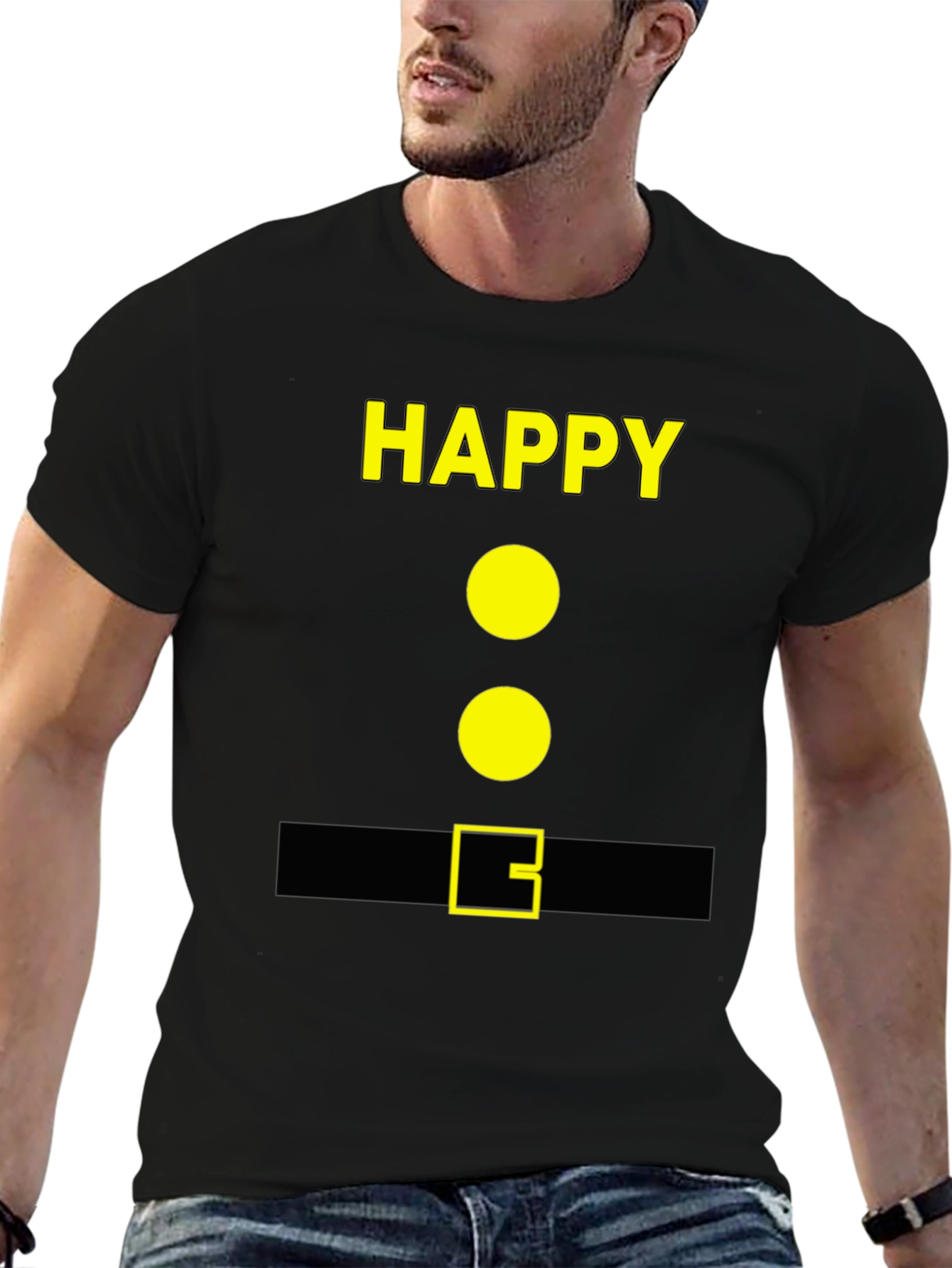 Happy Dwarf Costume T-Shirt - Funny Party Tee