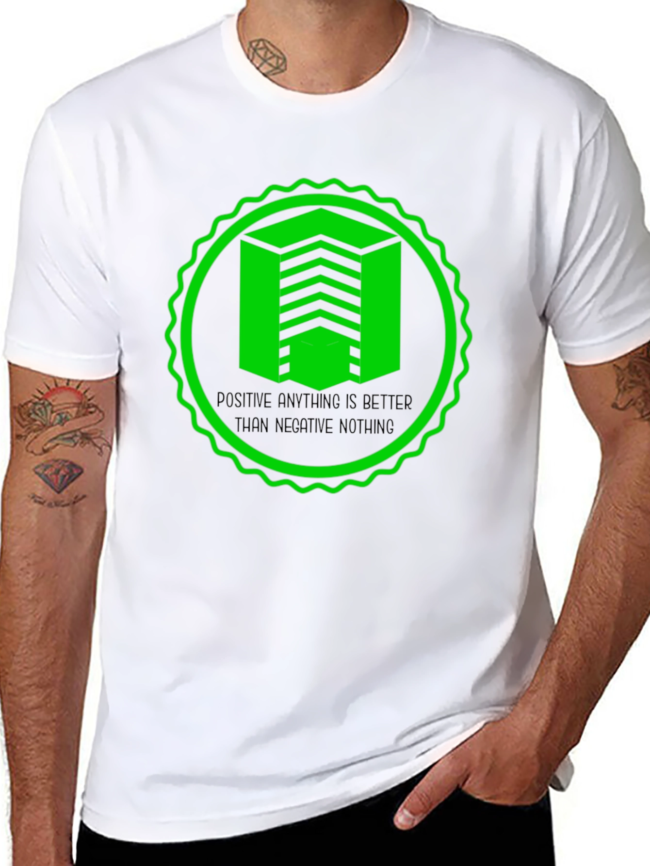 Positive Anything Graphic Tee