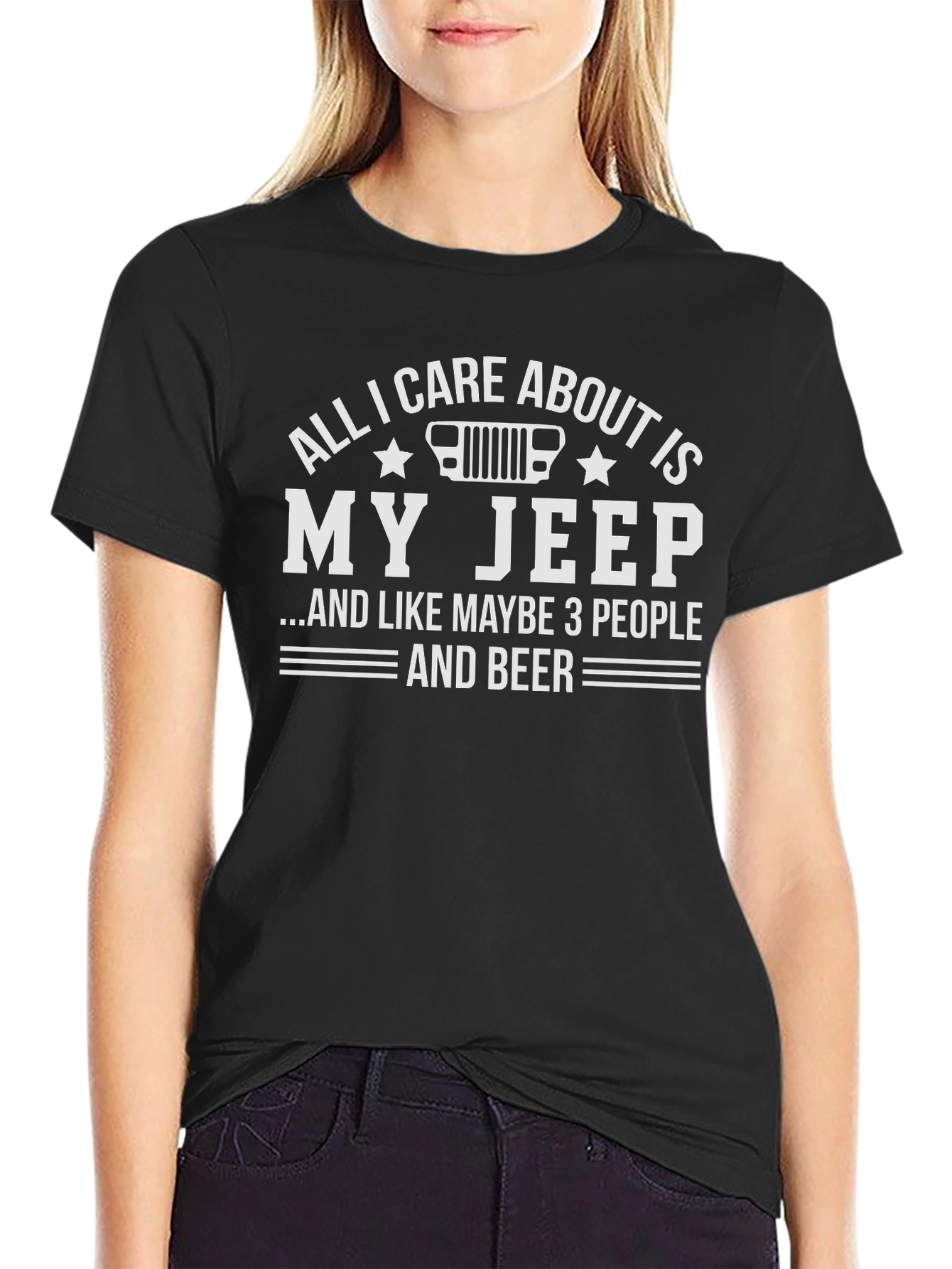 All I Care About Is My Jeep T-Shirt