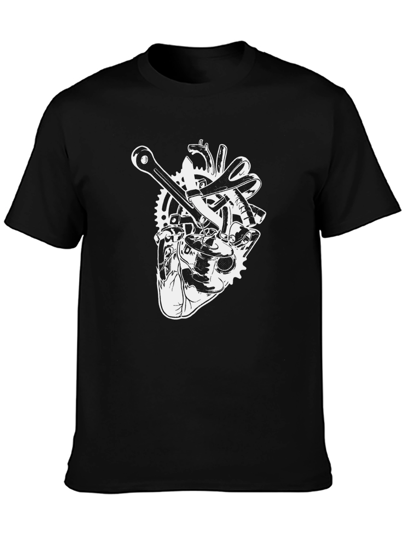 Heart Mechanic Black T-Shirt