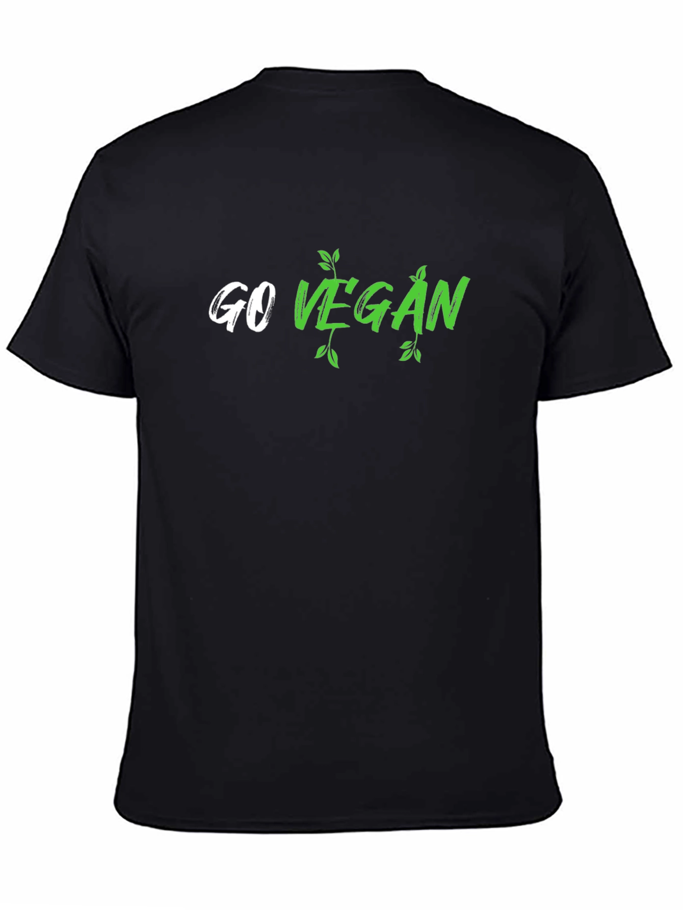 Go Vegan Graphic T-Shirt - Stylish & Comfortable