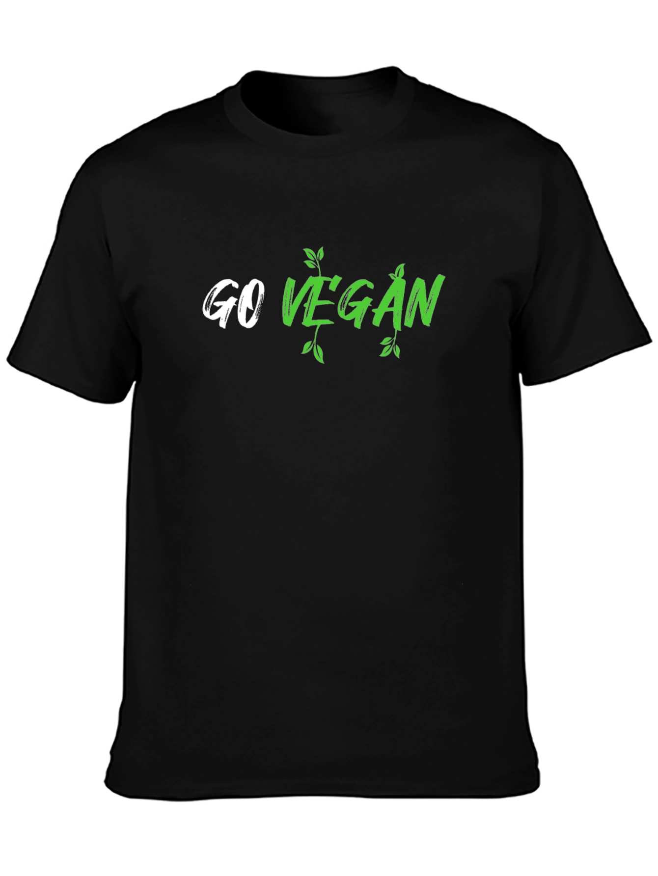Go Vegan Graphic T-Shirt - Stylish & Comfortable