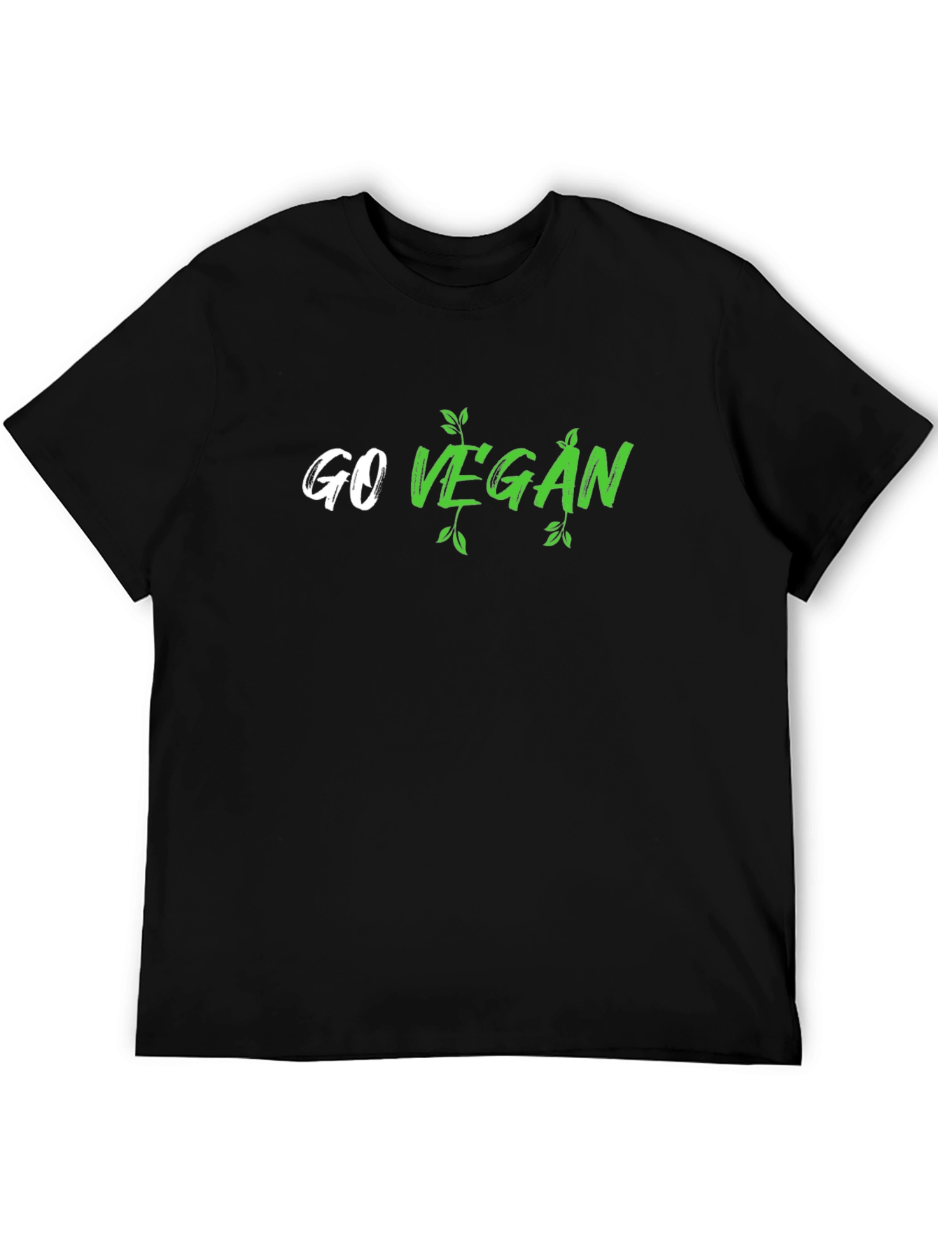 Go Vegan Graphic T-Shirt - Stylish & Comfortable