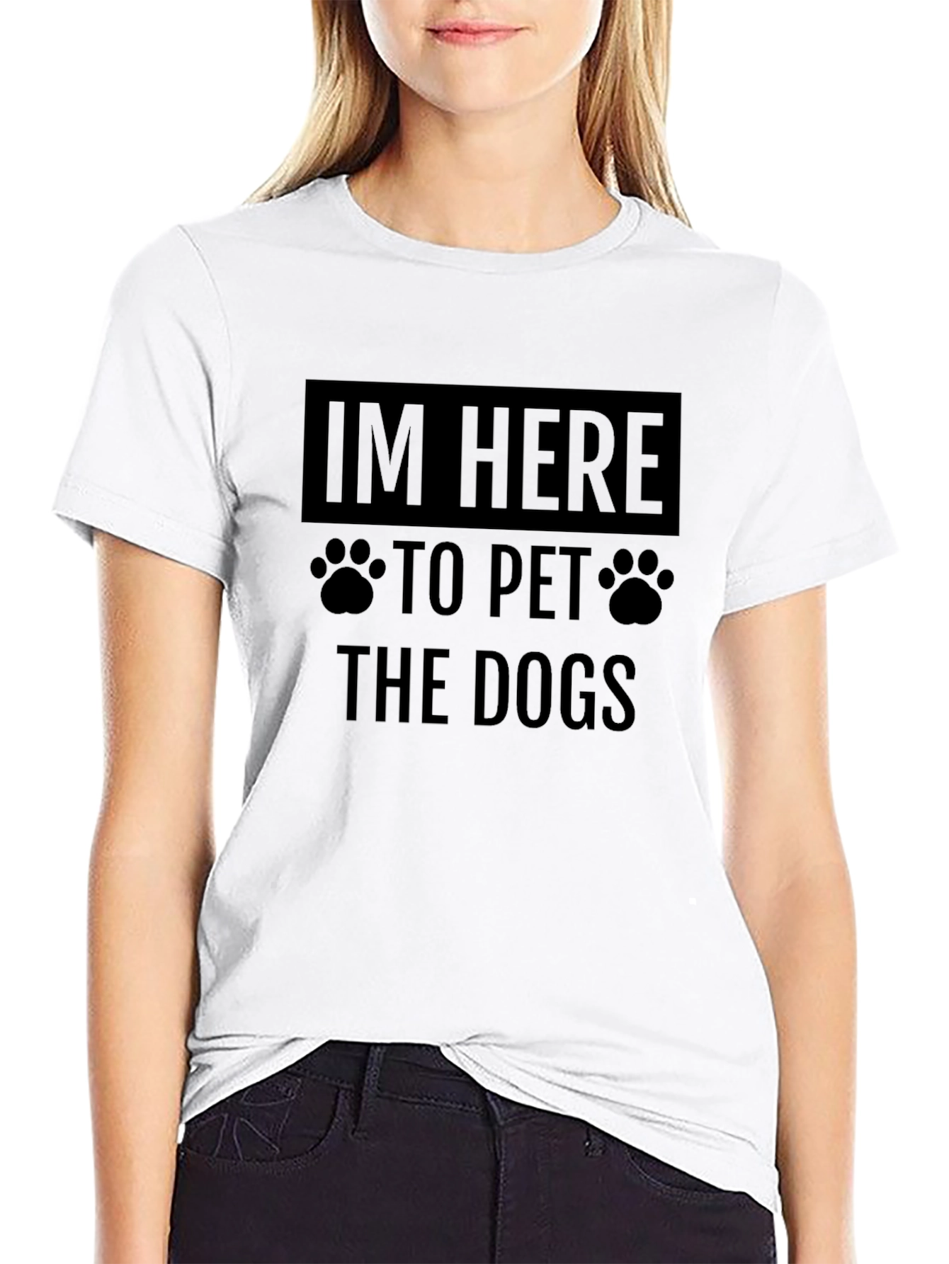 Im Here to Pet the Dogs Graphic Tee