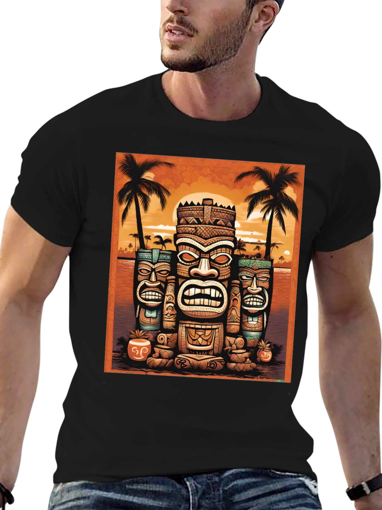 Island Vibe Tiki T-Shirt