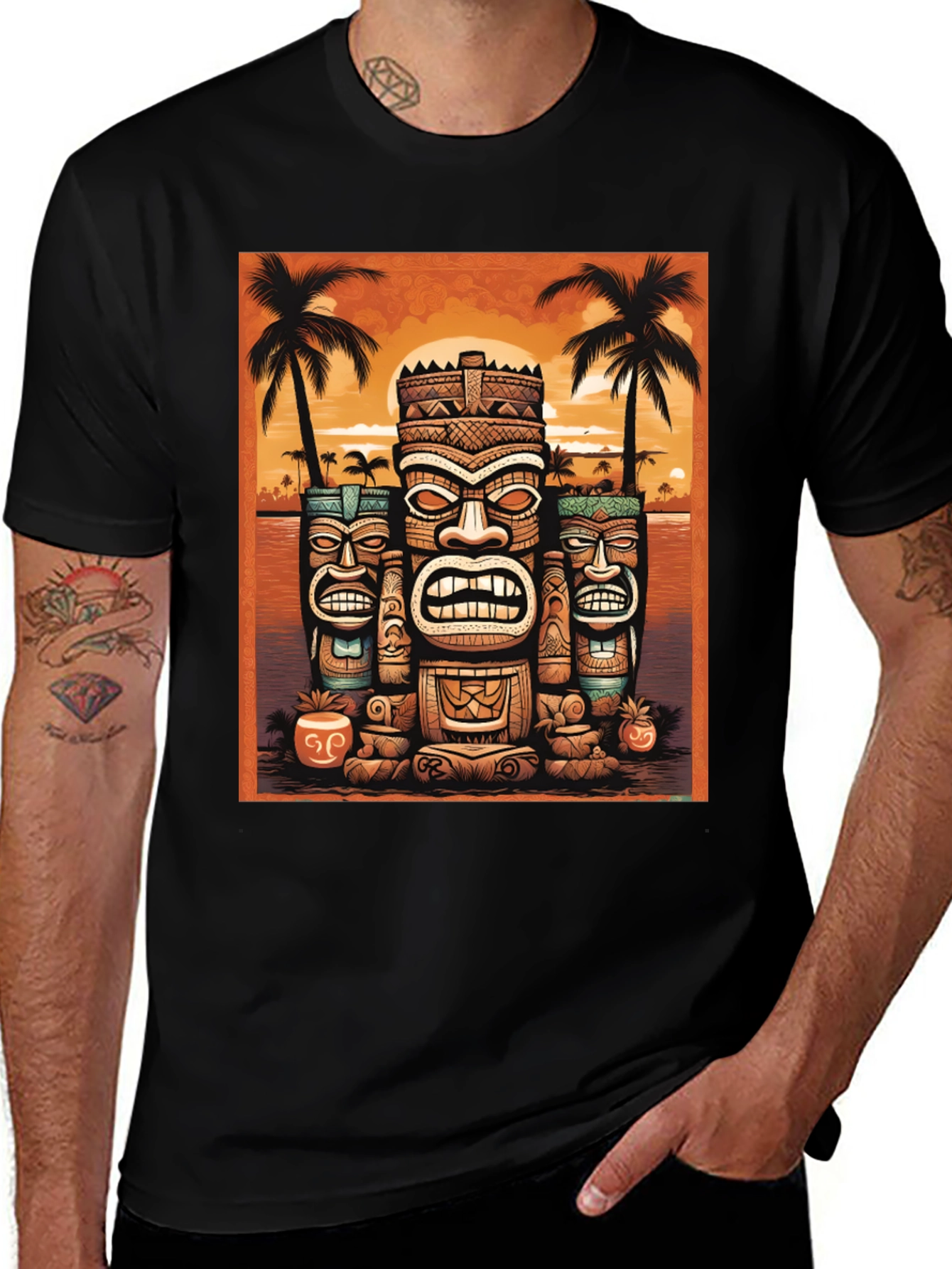 Island Vibe Tiki T-Shirt