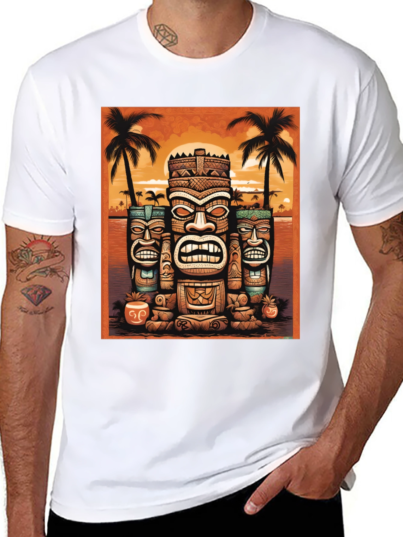 Island Vibe Tiki T-Shirt