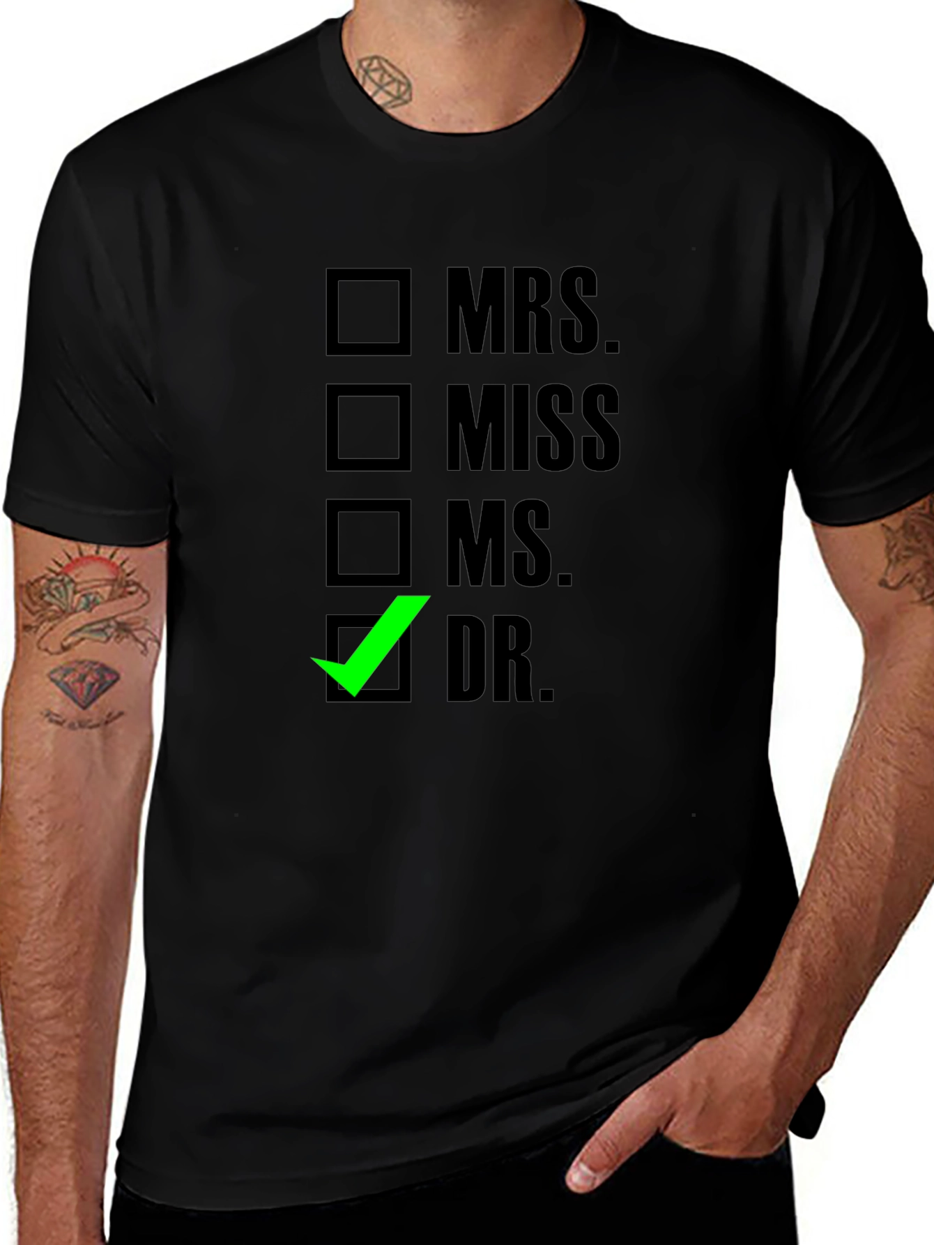 Doctor Checkbox T-Shirt - Funny Graduation Gift Tee