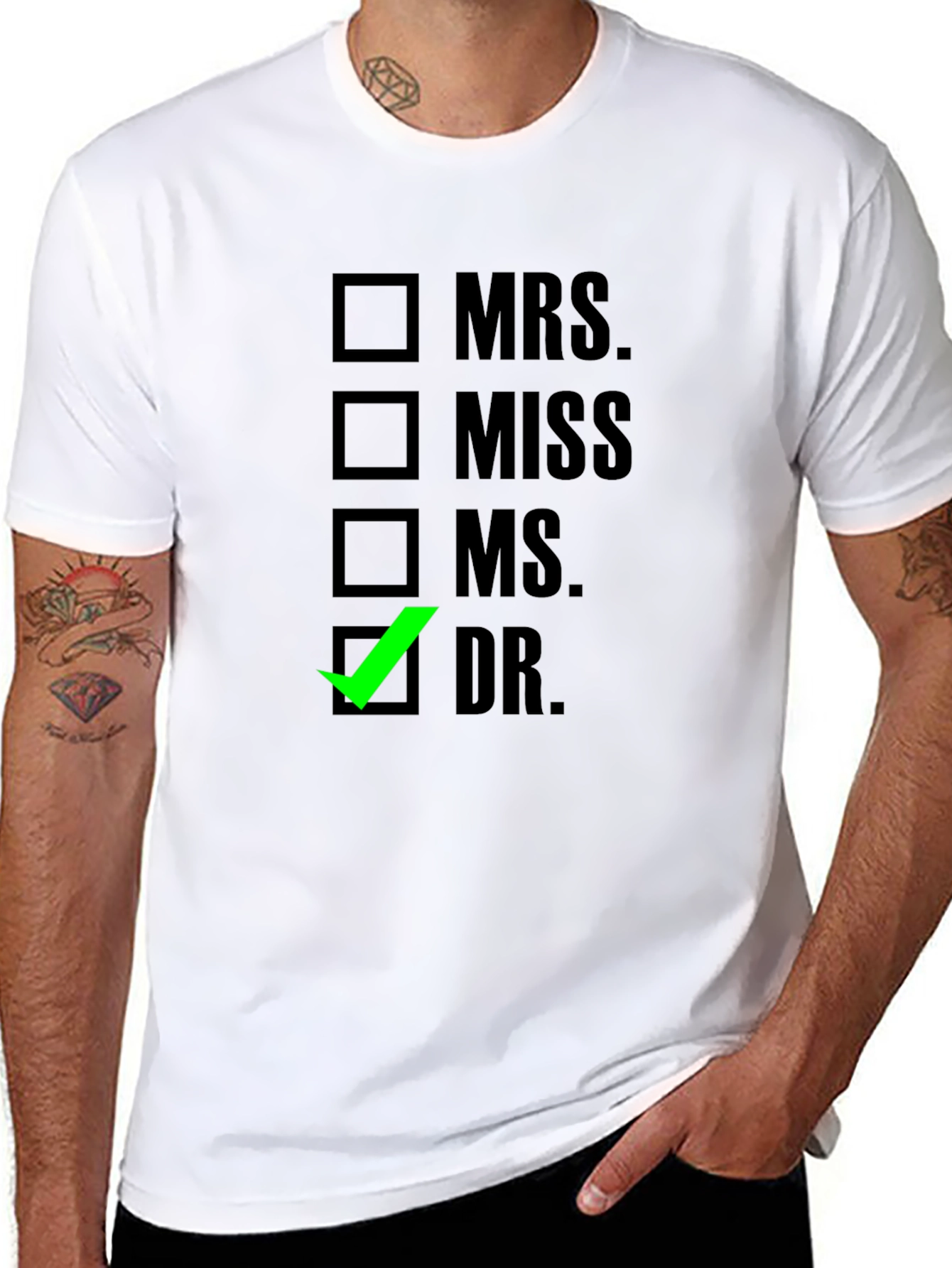 Doctor Checkbox T-Shirt - Funny Graduation Gift Tee