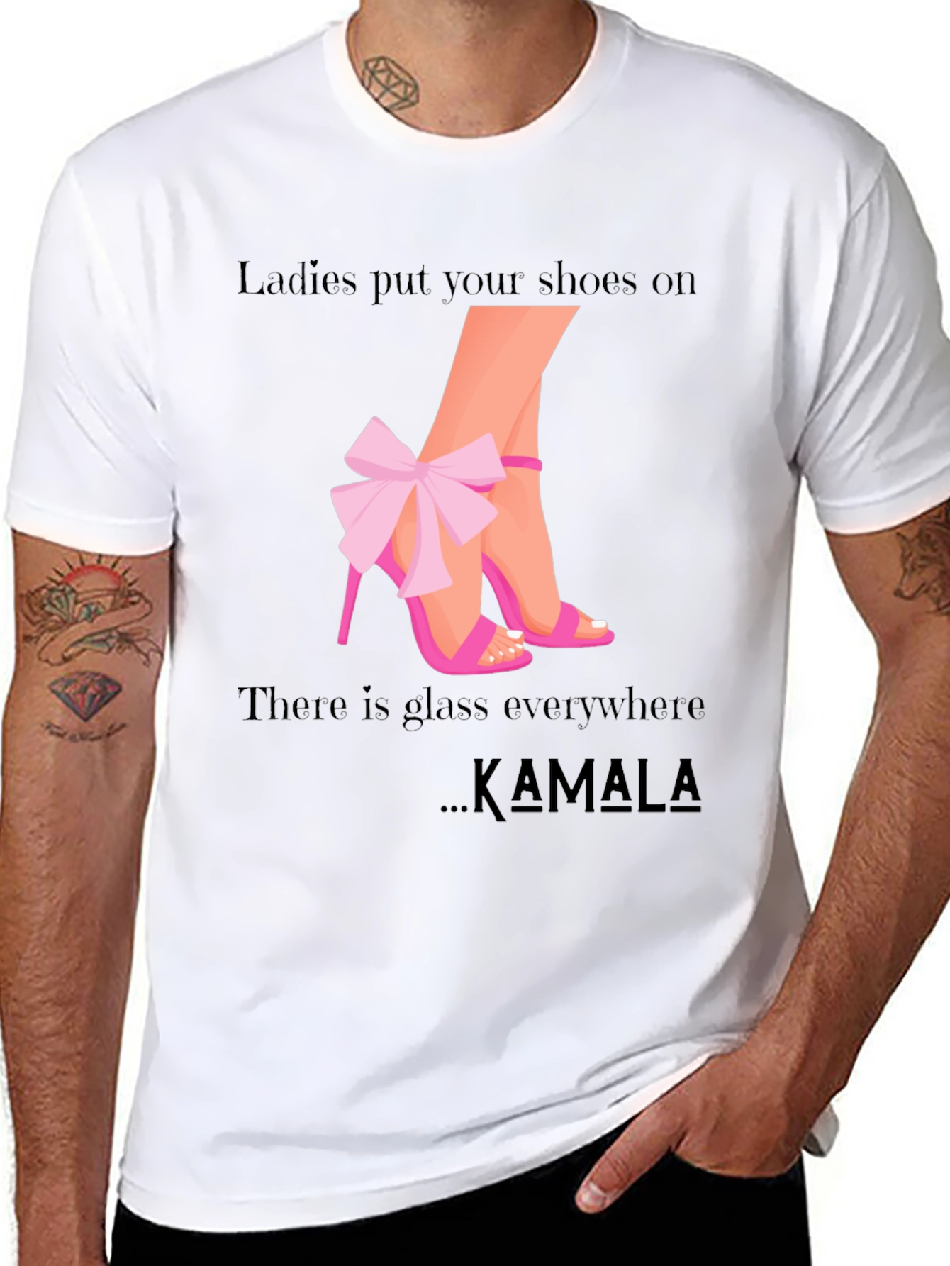 Ladies Put Your Shoes On Kamala T-Shirt