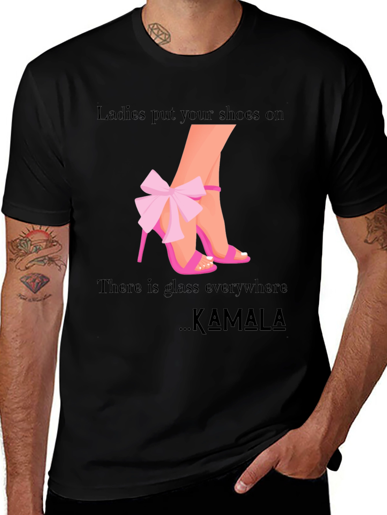 Ladies Put Your Shoes On Kamala T-Shirt