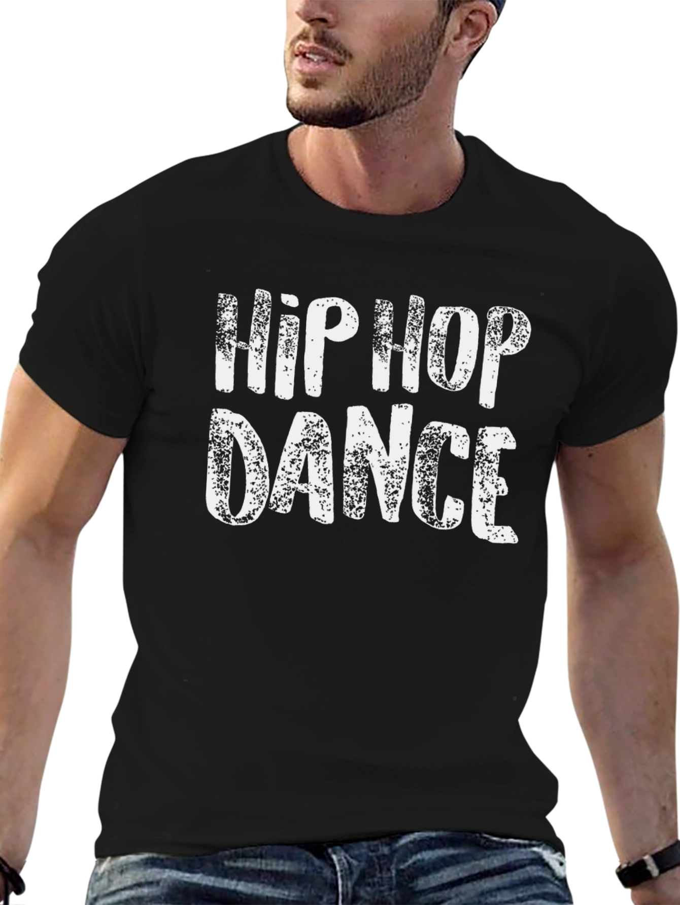 Hip Hop Dance Black Graphic Tee
