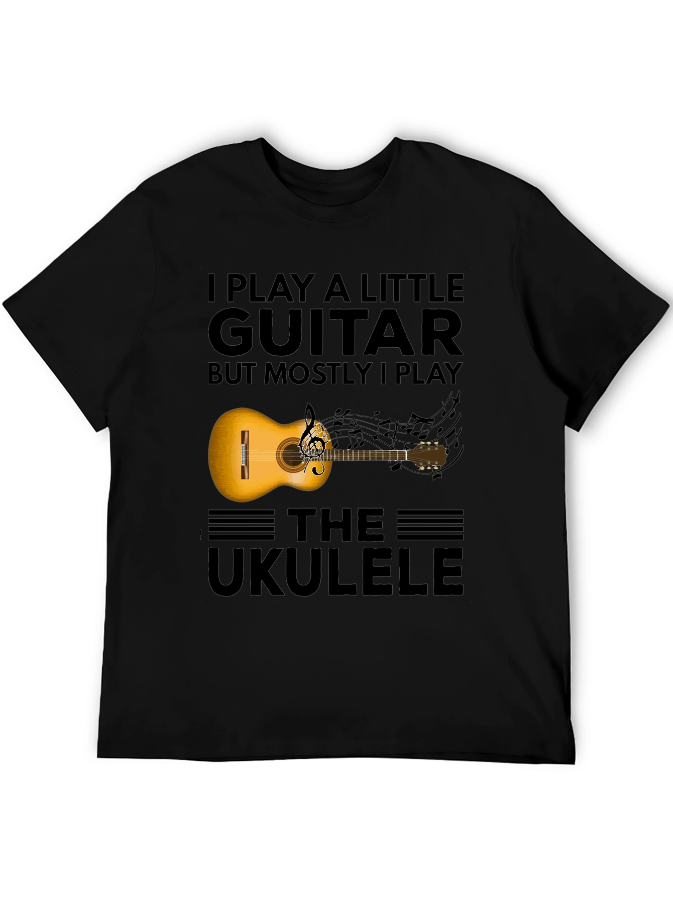 Guitar & Ukulele T-Shirt - Musician Apparel