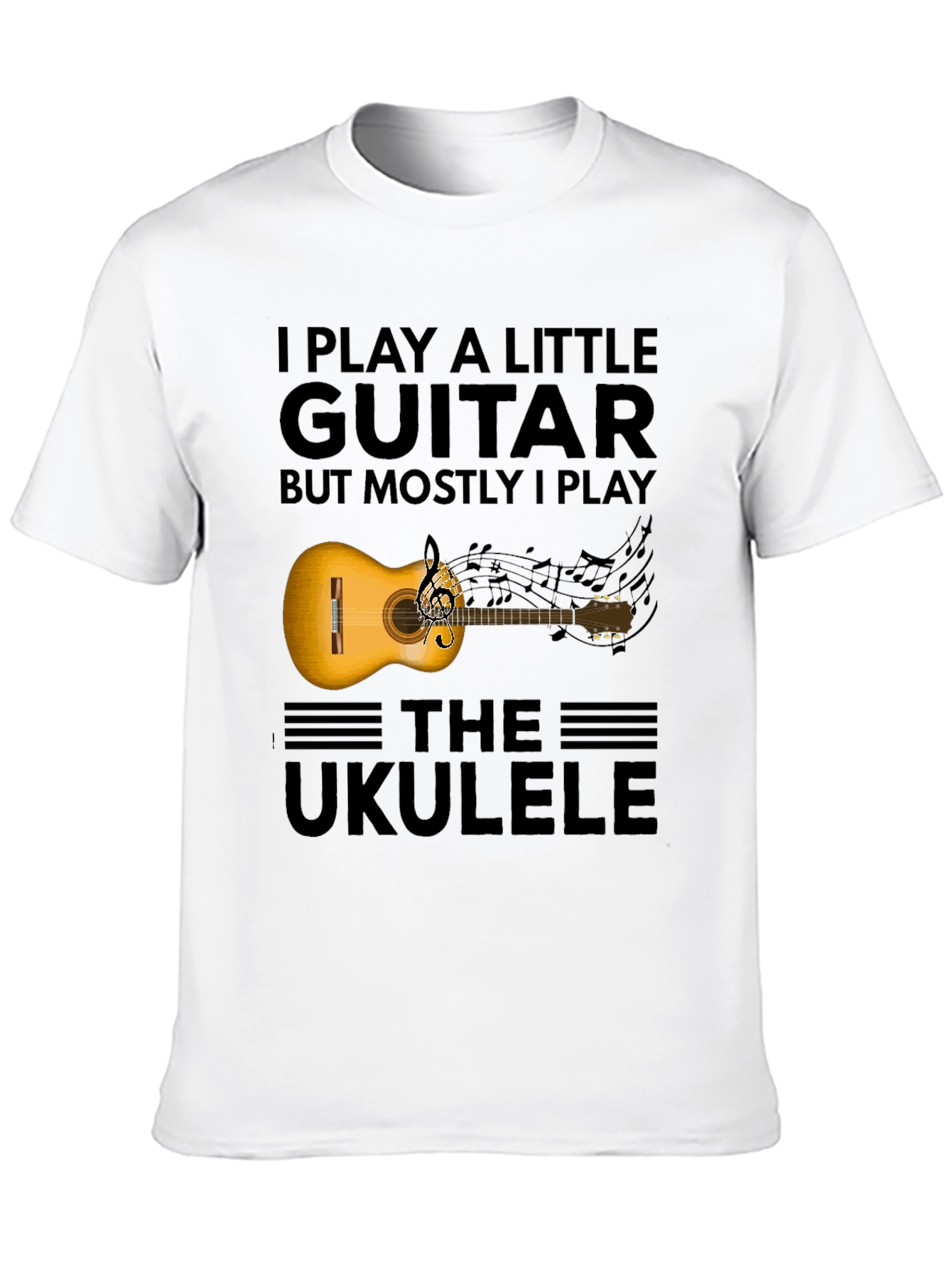 Guitar & Ukulele T-Shirt - Musician Apparel