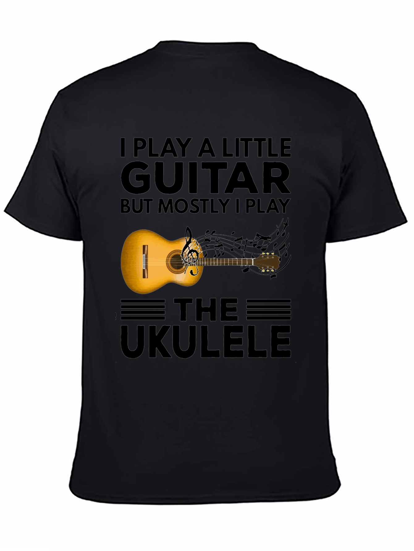 Guitar & Ukulele T-Shirt - Musician Apparel