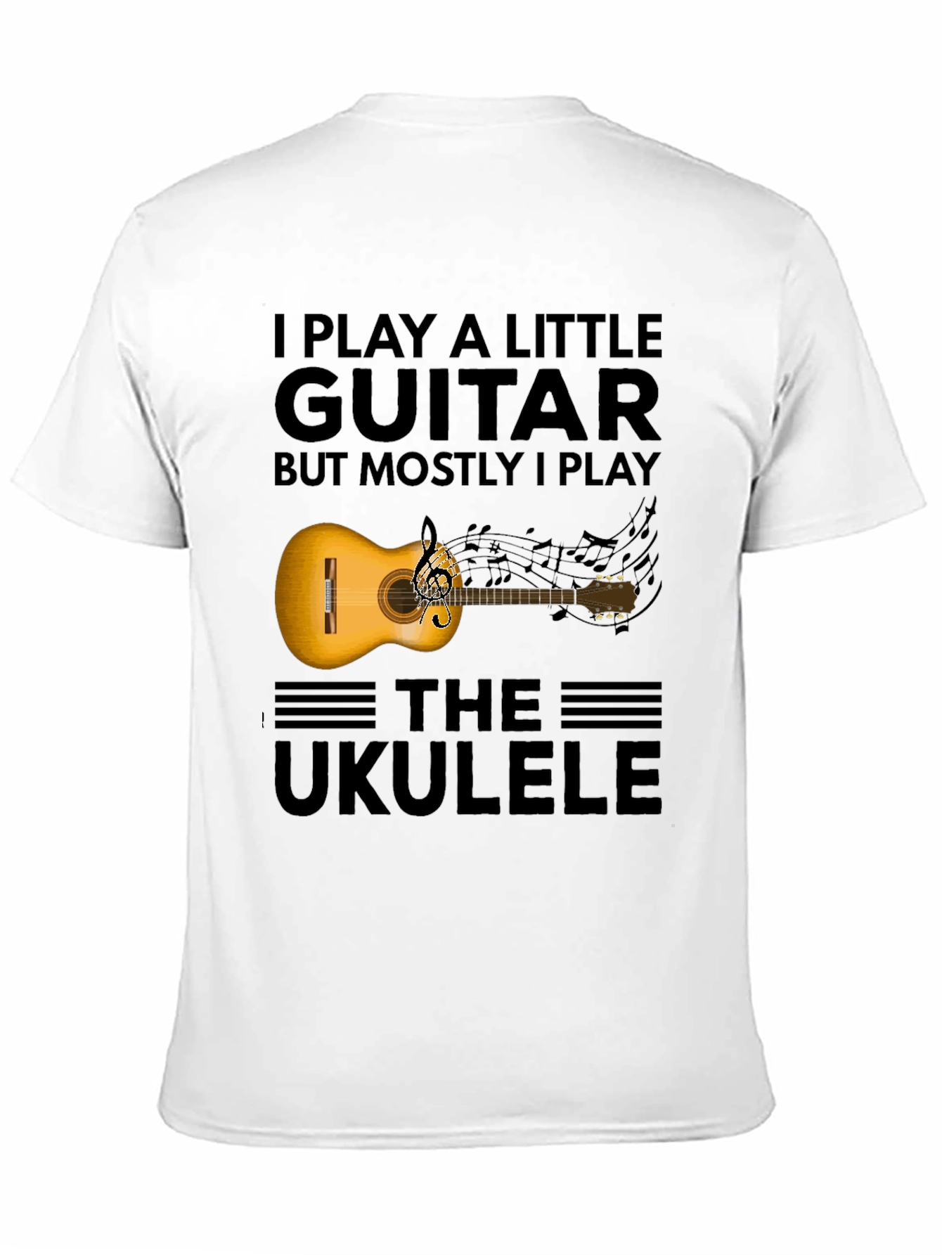 Guitar & Ukulele T-Shirt - Musician Apparel