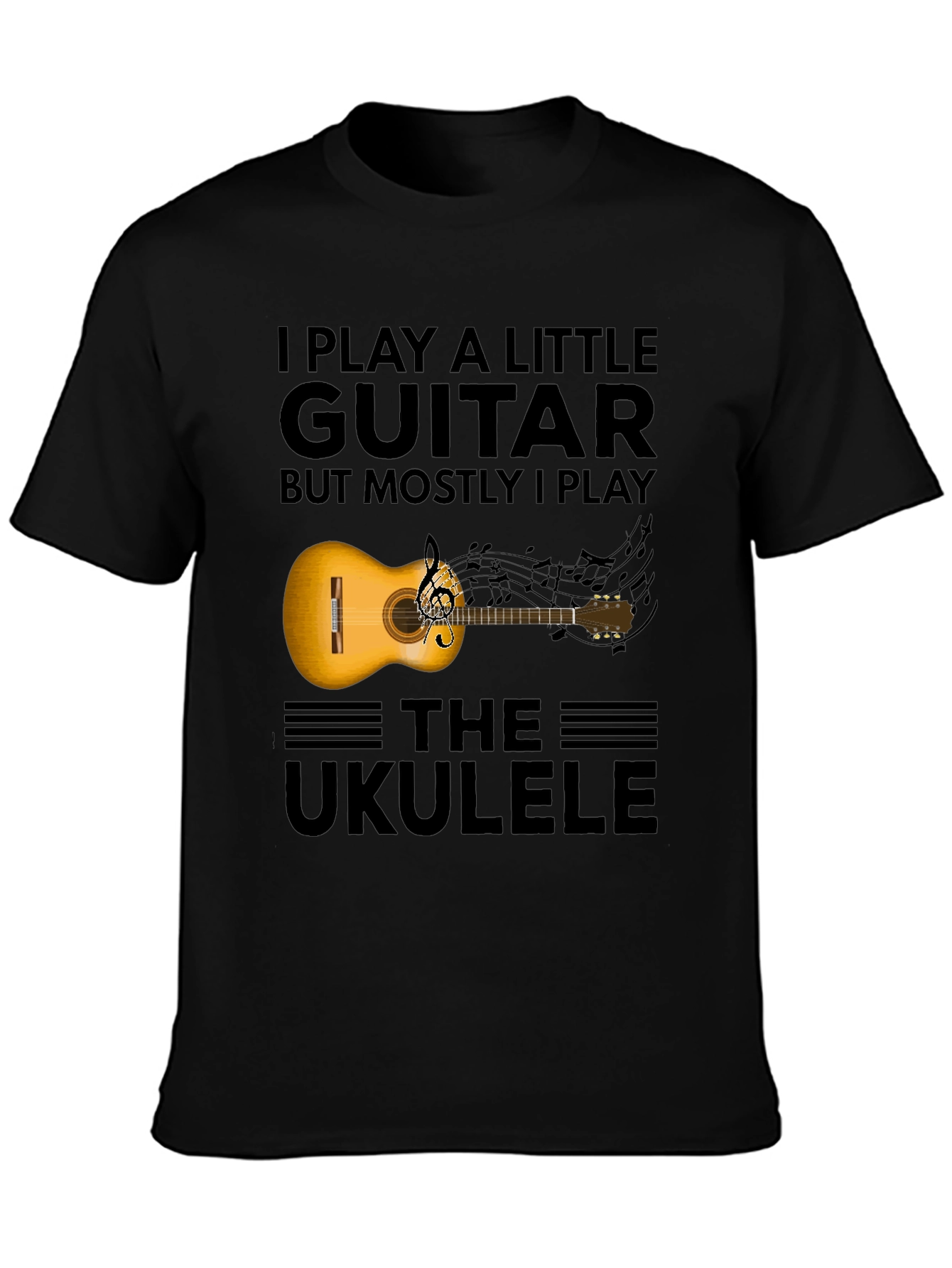 Guitar & Ukulele T-Shirt - Musician Apparel