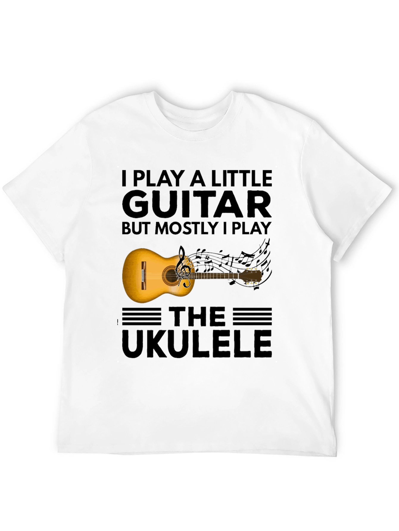 Guitar & Ukulele T-Shirt - Musician Apparel
