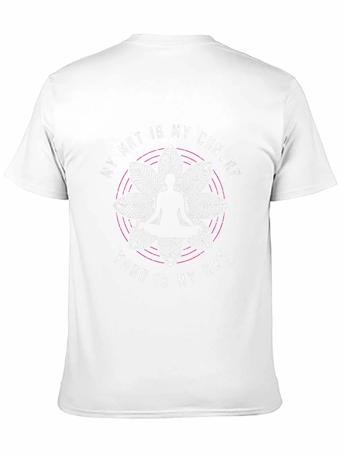 Yoga Inspired T-Shirt - My Mat Is My Canvas