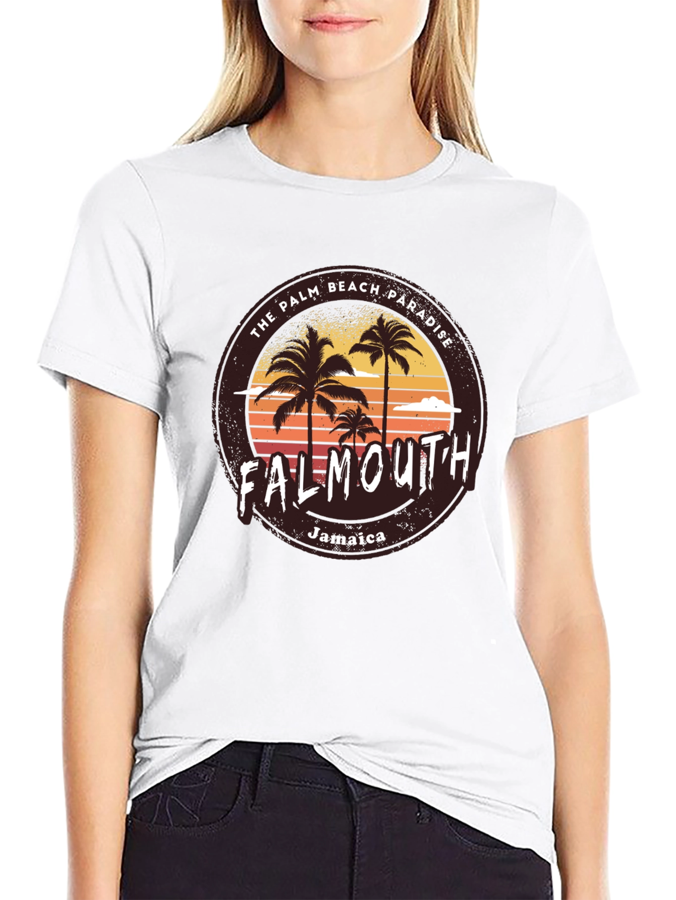 Palm Beach Paradise Falmouth Jamaica T-Shirt