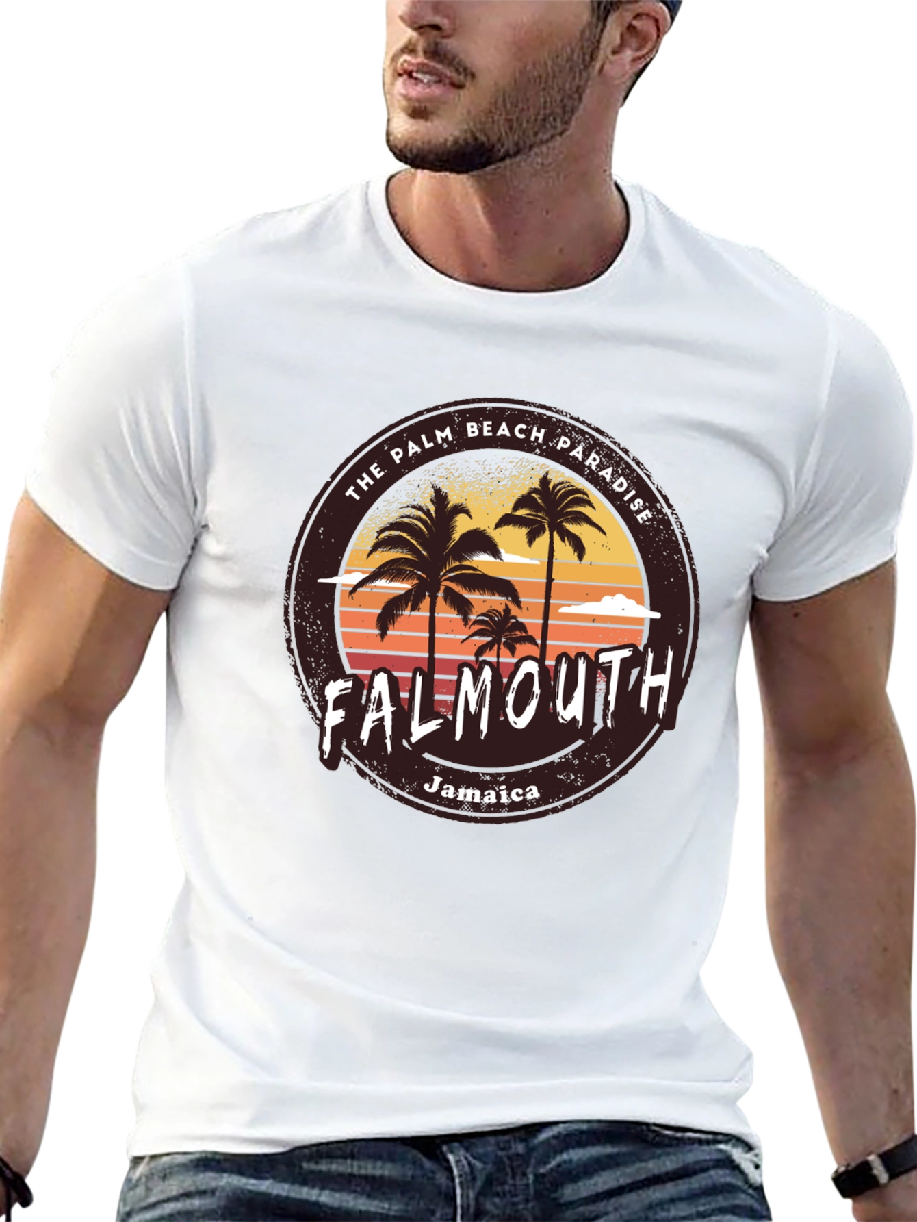 Palm Beach Paradise Falmouth Jamaica T-Shirt