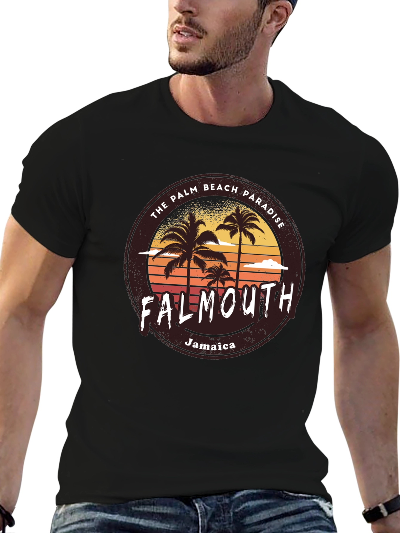 Palm Beach Paradise Falmouth Jamaica T-Shirt