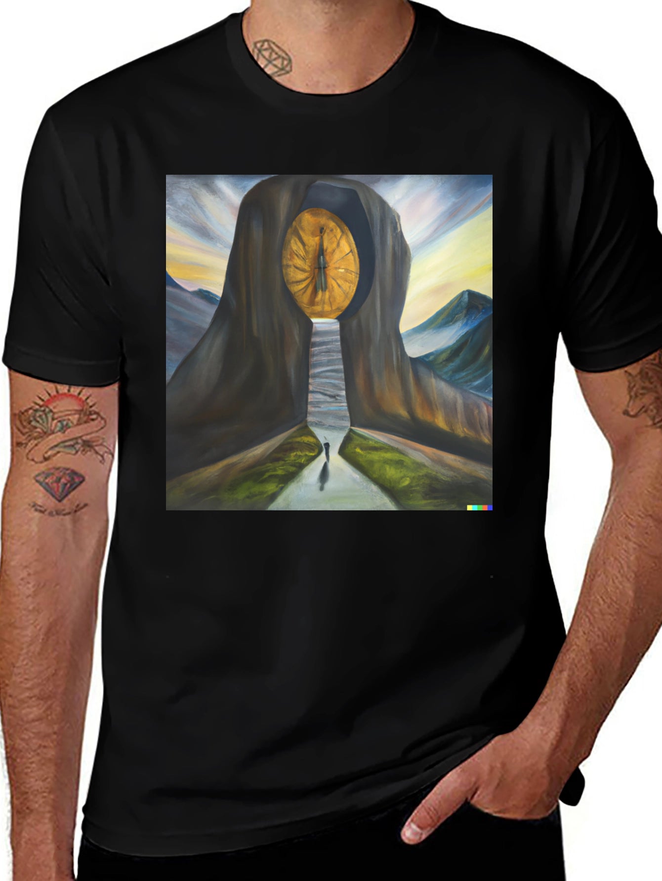 Eye of Time T-Shirt - Unique Artistic Design