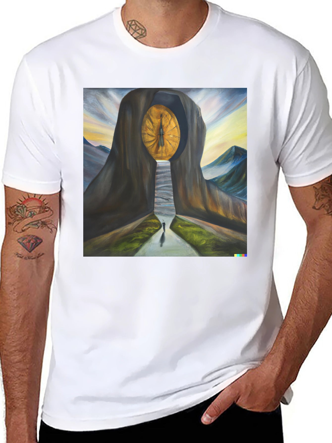 Eye of Time T-Shirt - Unique Artistic Design