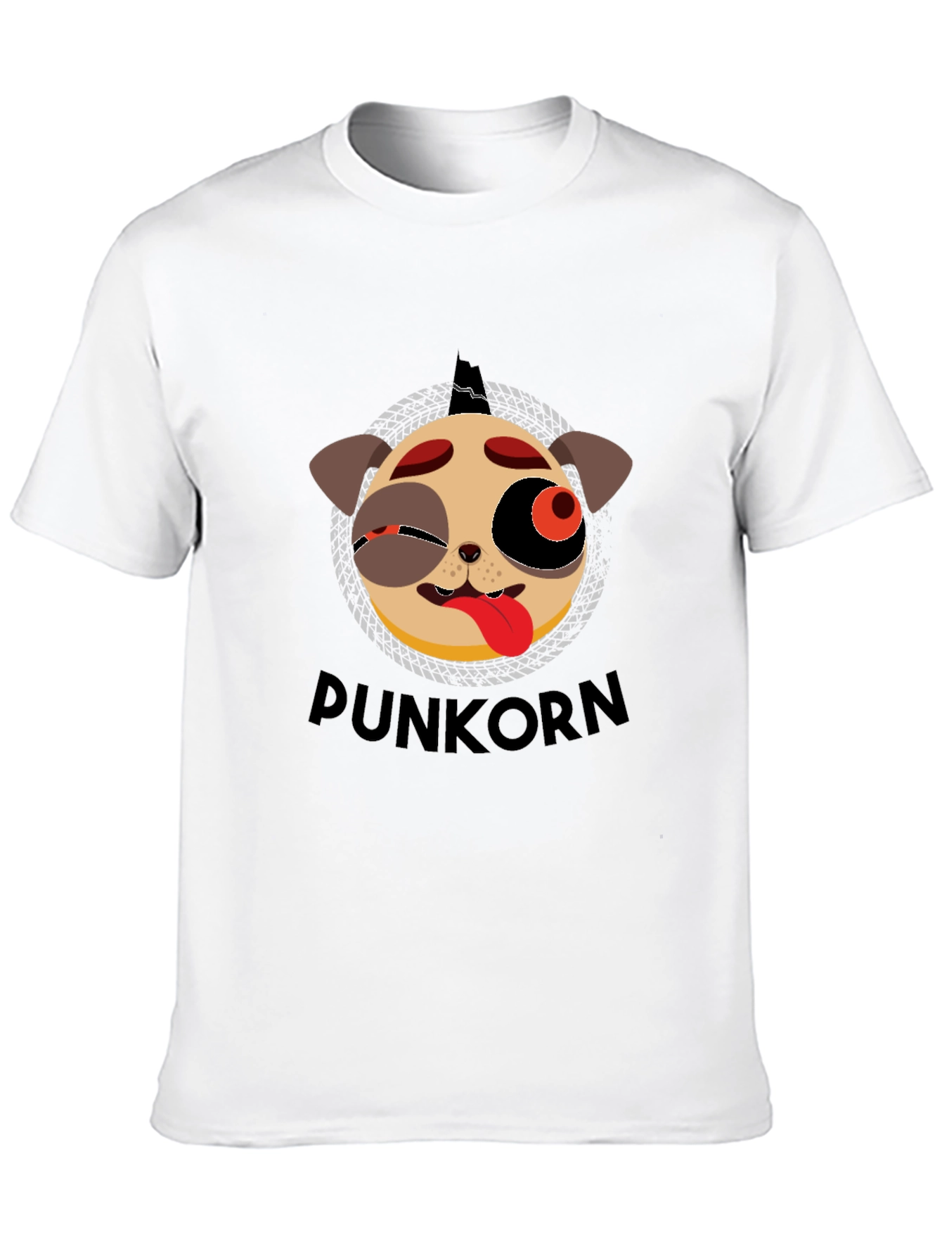 Punkorn Dog T-Shirt - Unique Graphic Tee