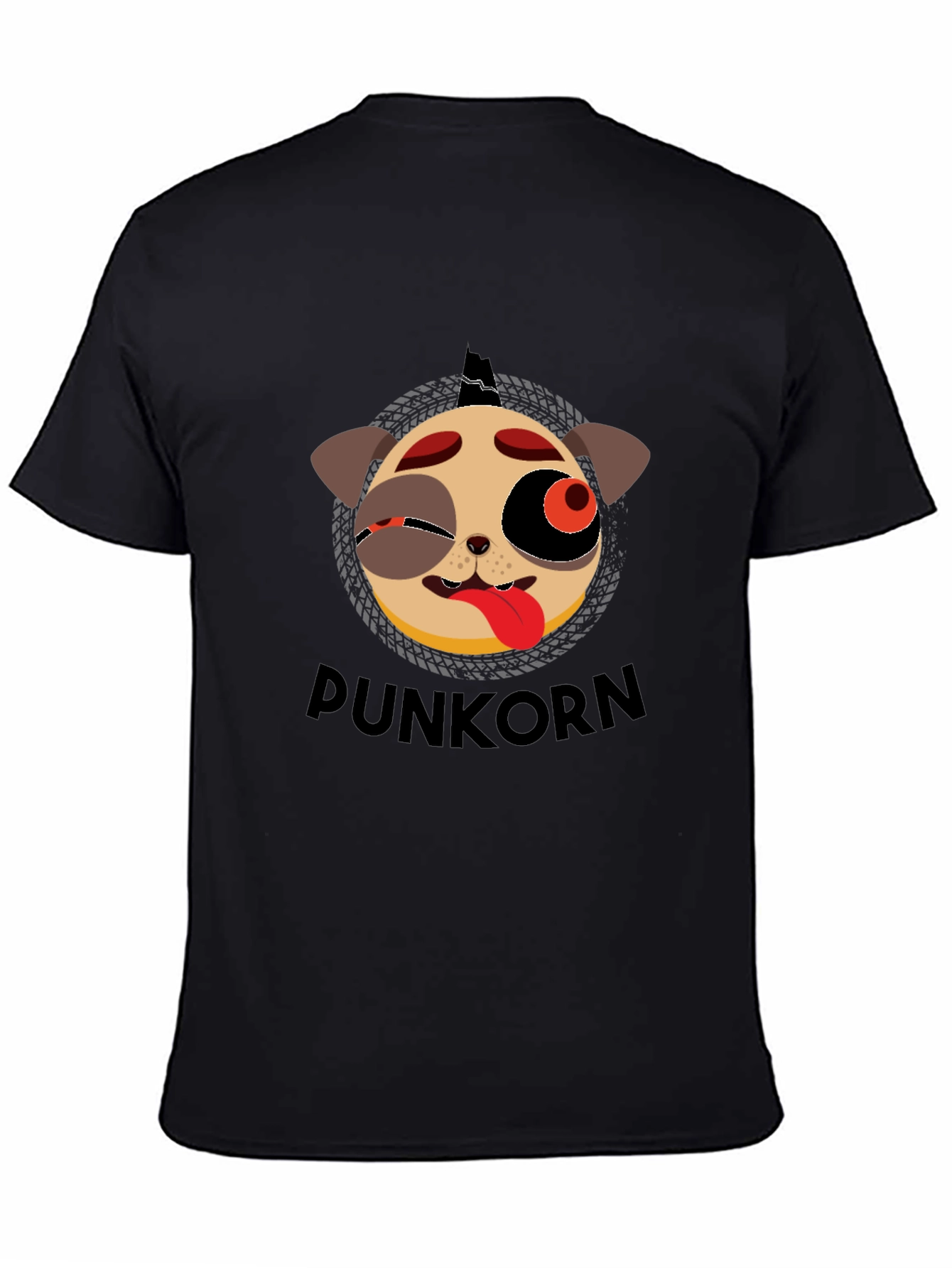 Punkorn Dog T-Shirt - Unique Graphic Tee