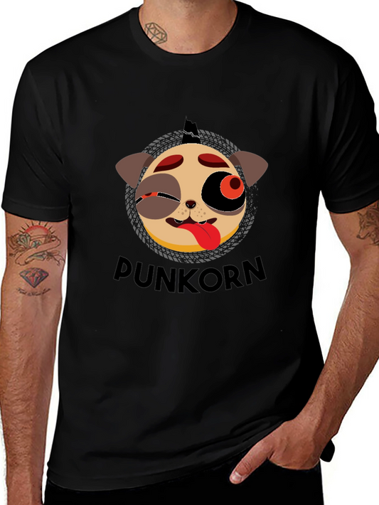 Punkorn Dog T-Shirt - Unique Graphic Tee