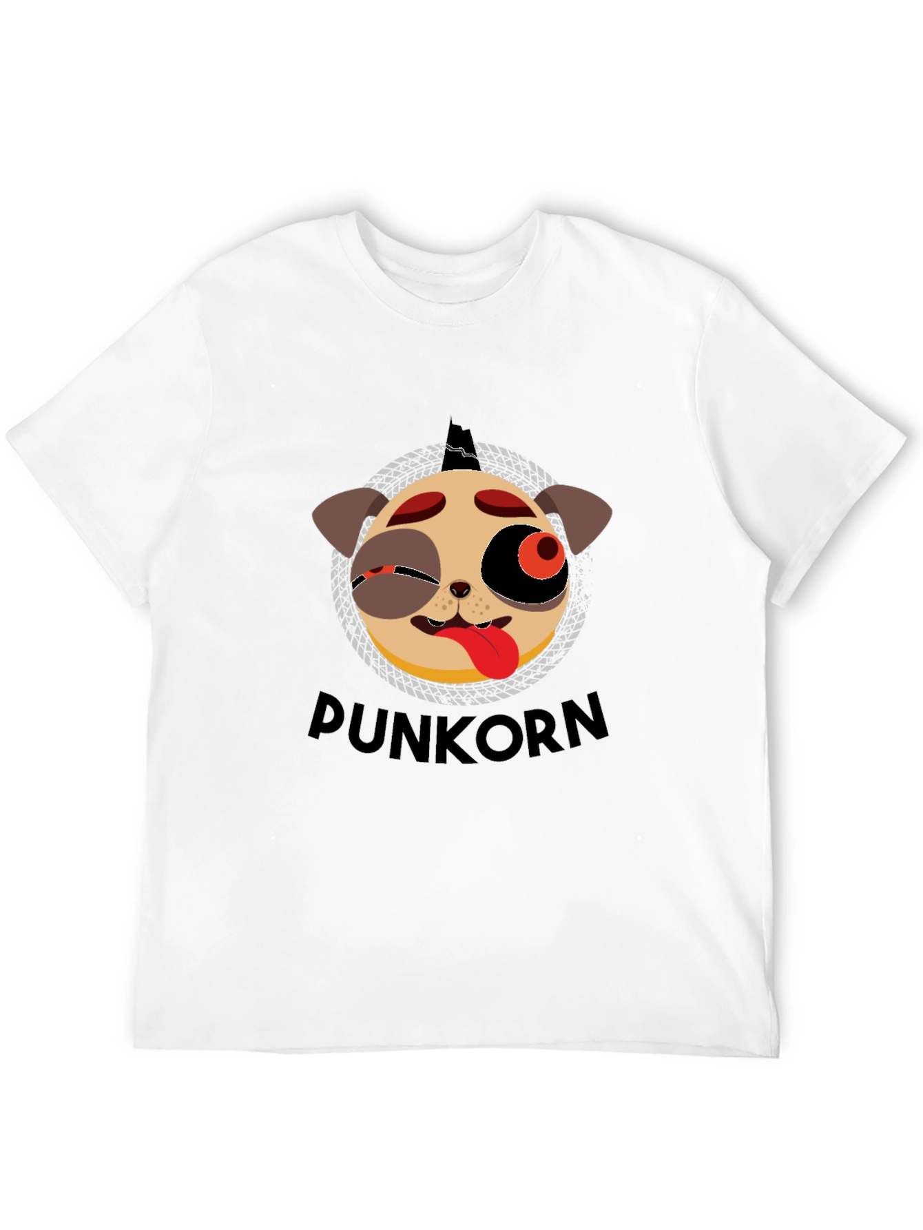 Punkorn Dog T-Shirt - Unique Graphic Tee