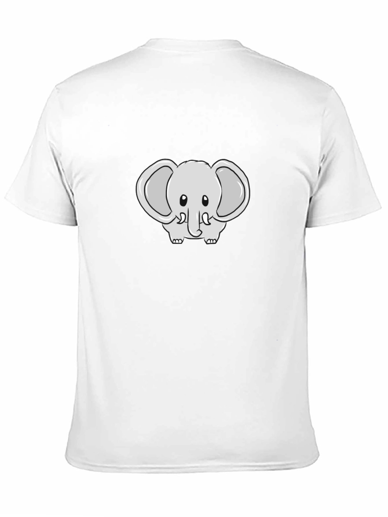Cute Elephant Graphic Tee - Soft Cotton Blend