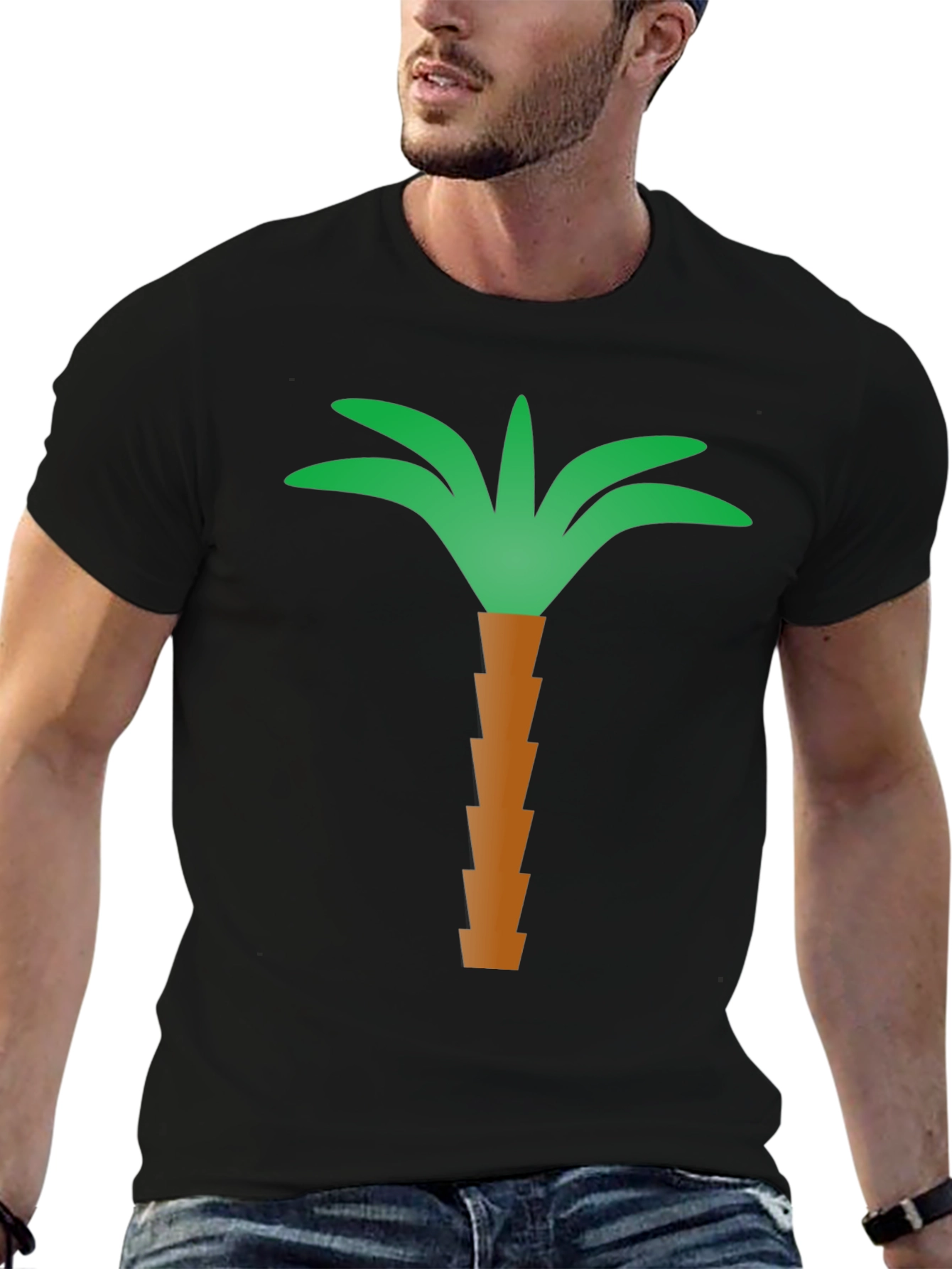 Palm Tree Graphic Tee - Island Vibes